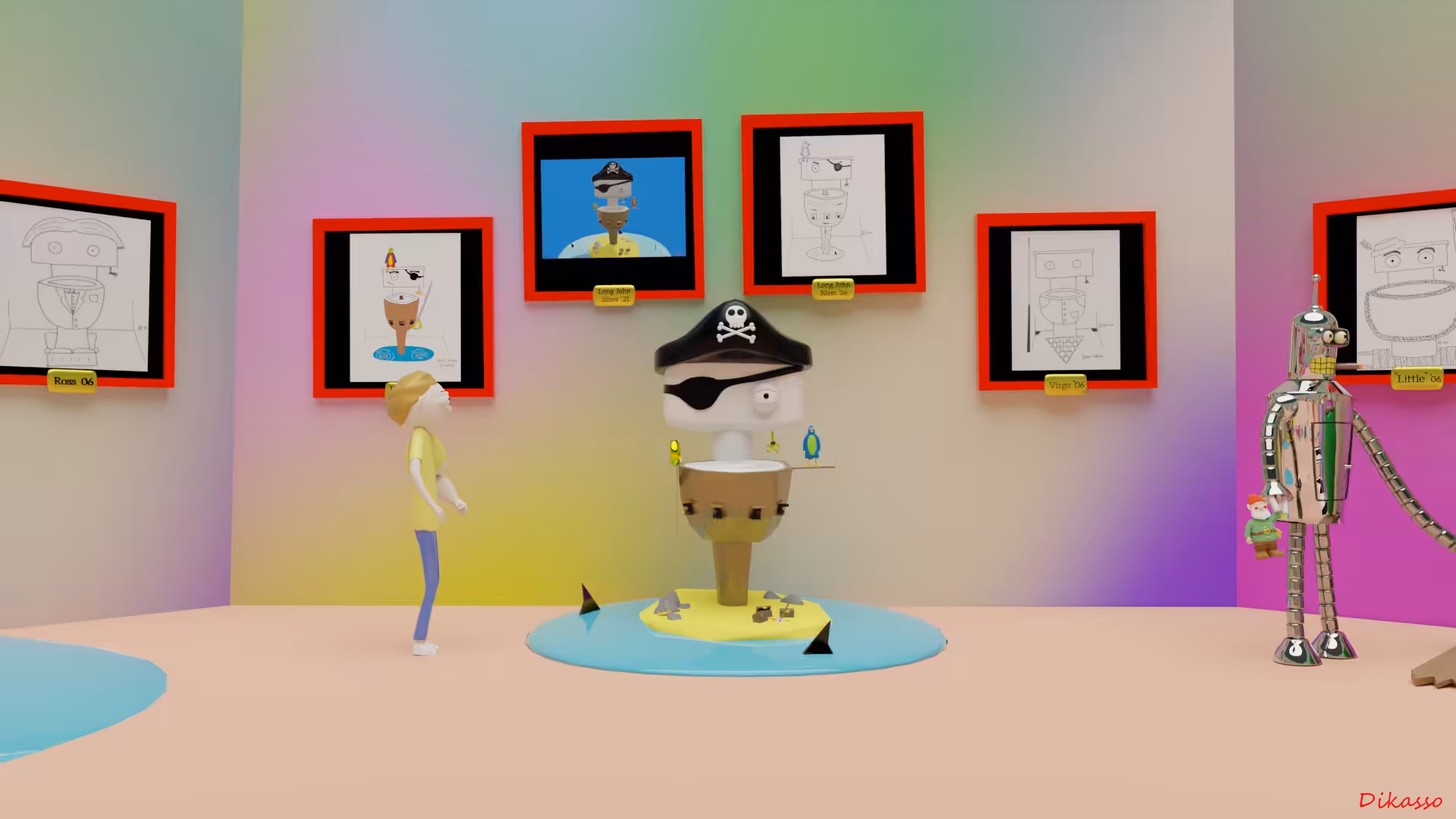 Dikasso's World Famous Johns Gallery - Long John Silver