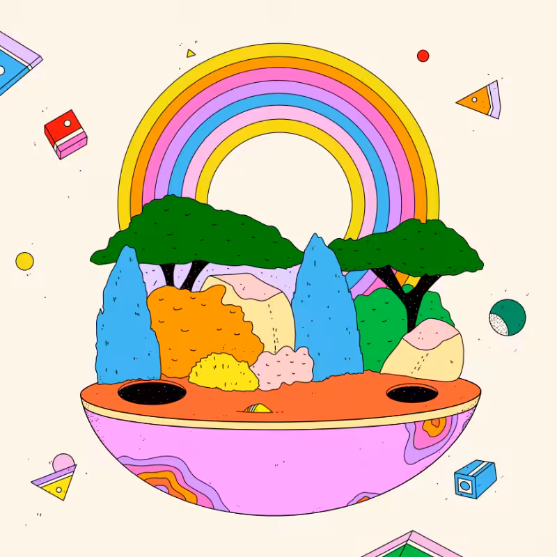 🌈🌴🪐 #92