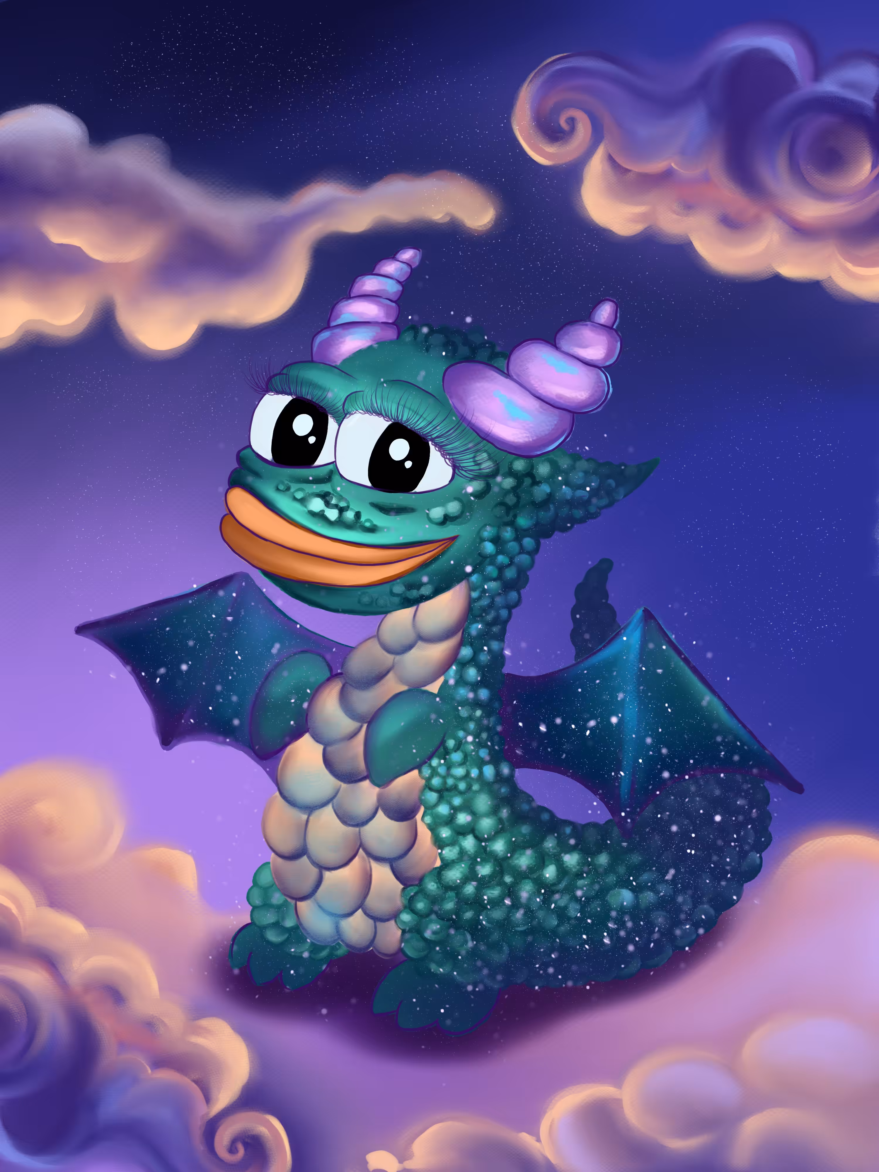 Baby Dragon Pepe