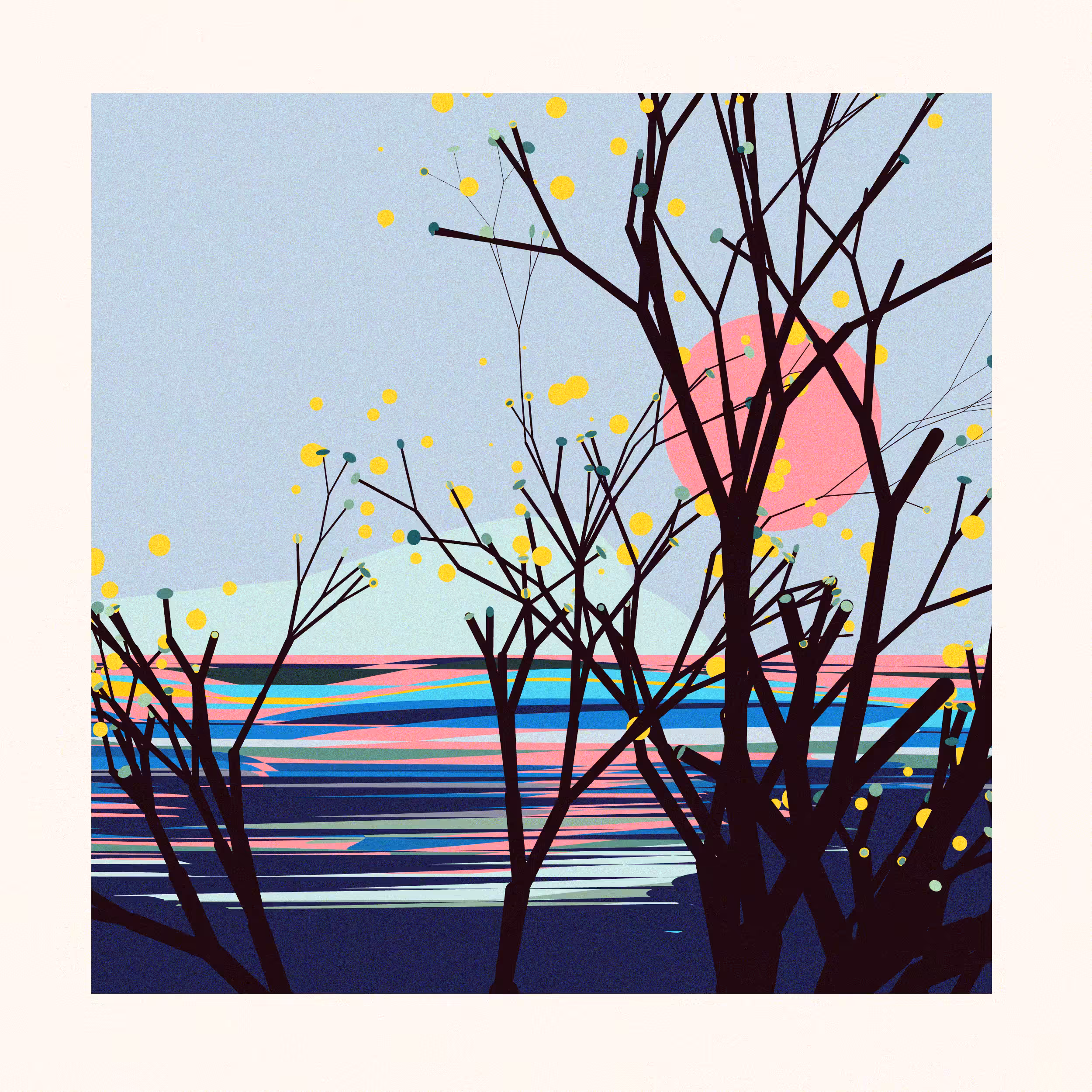 Rodeo posts: The Blossoms Behind the River #B