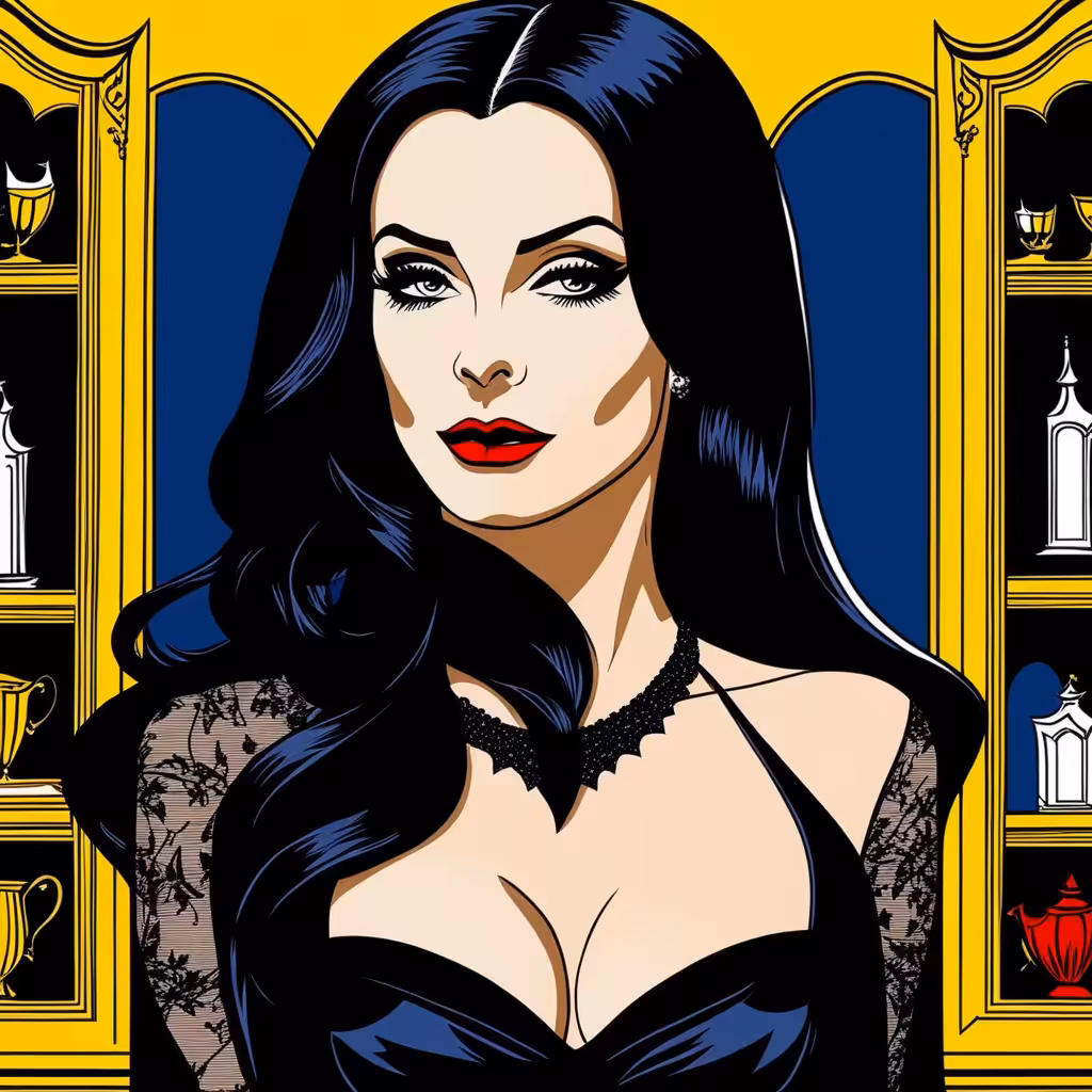 Addams go Pop Art
