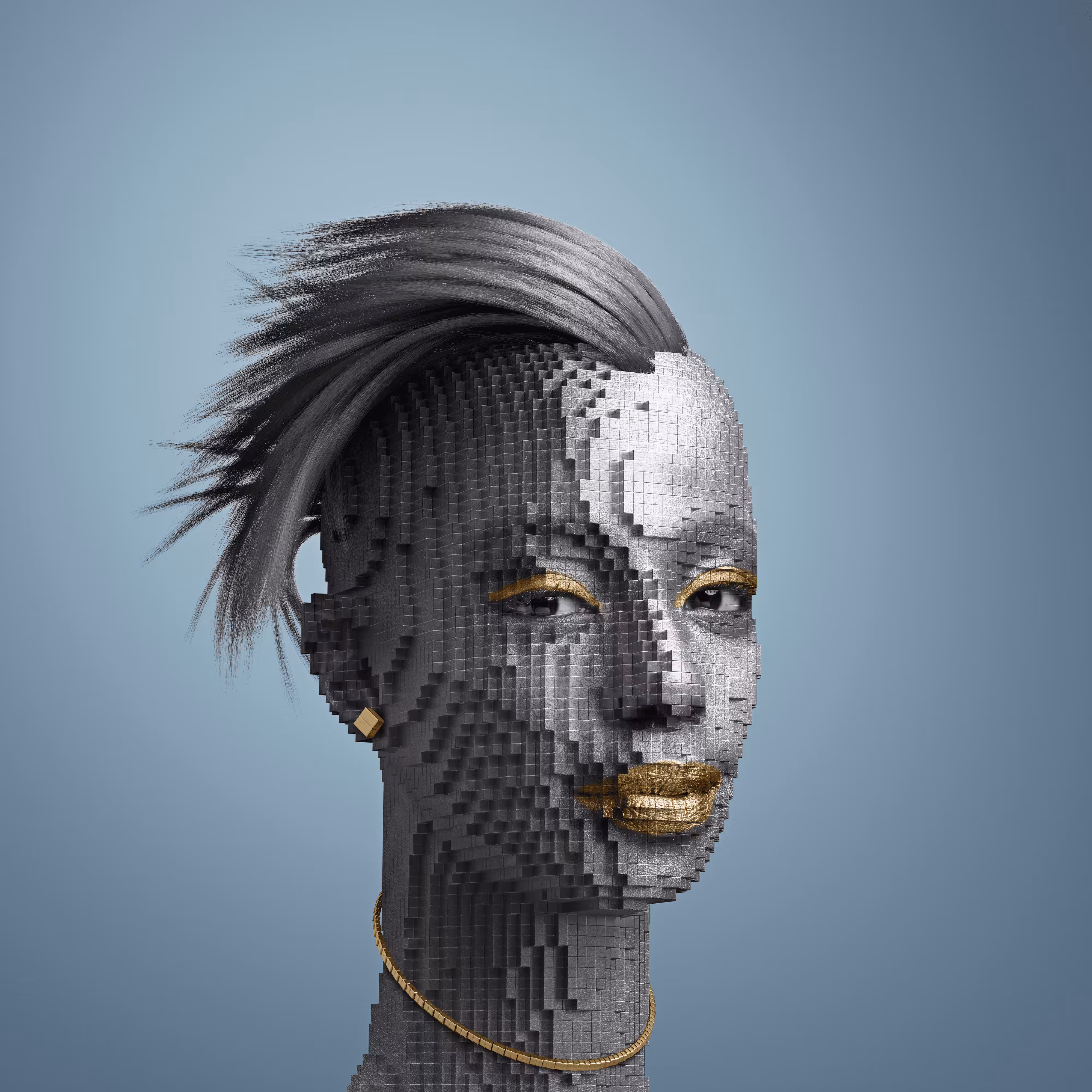 Block Head Punk 086