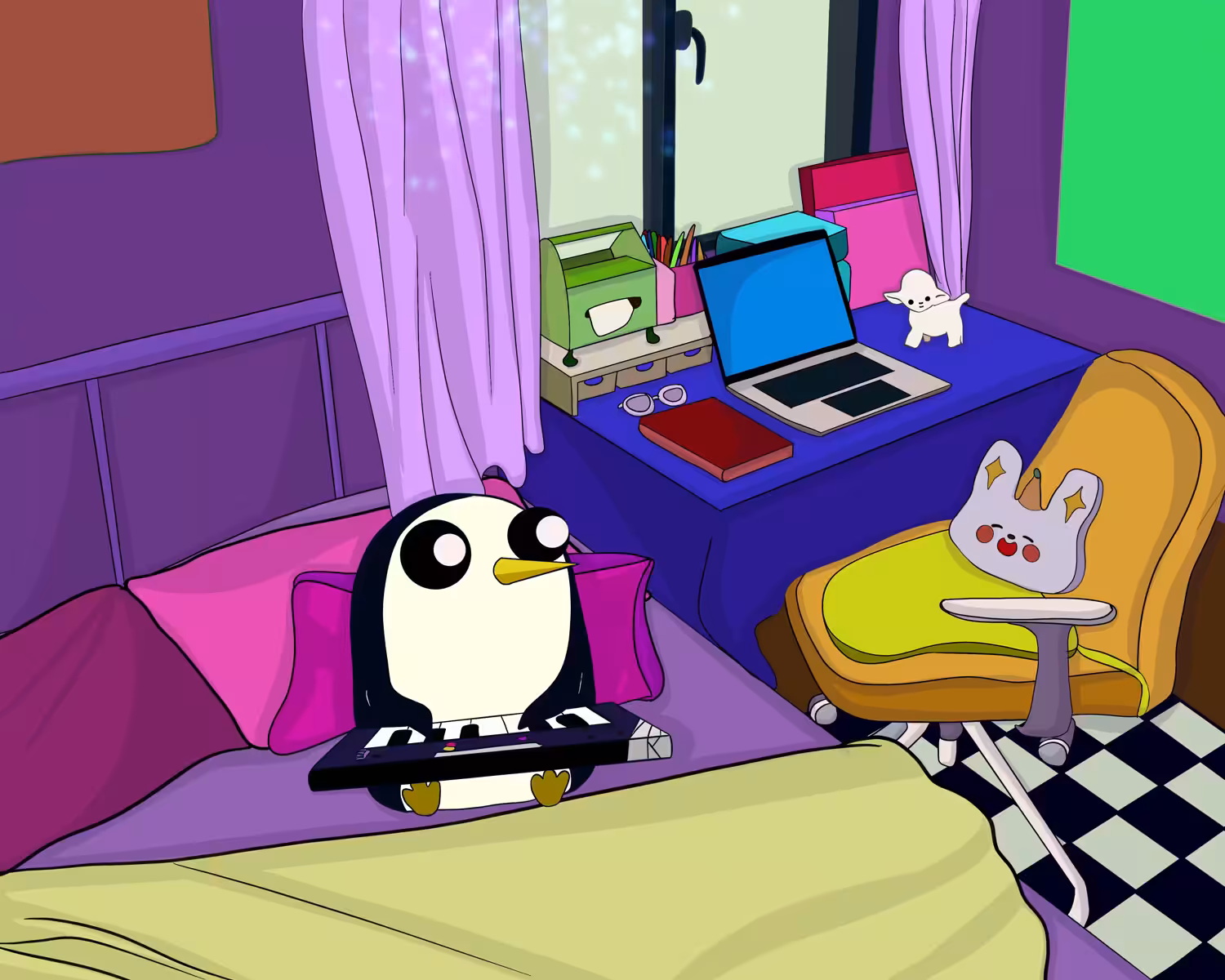 Penguin is making music