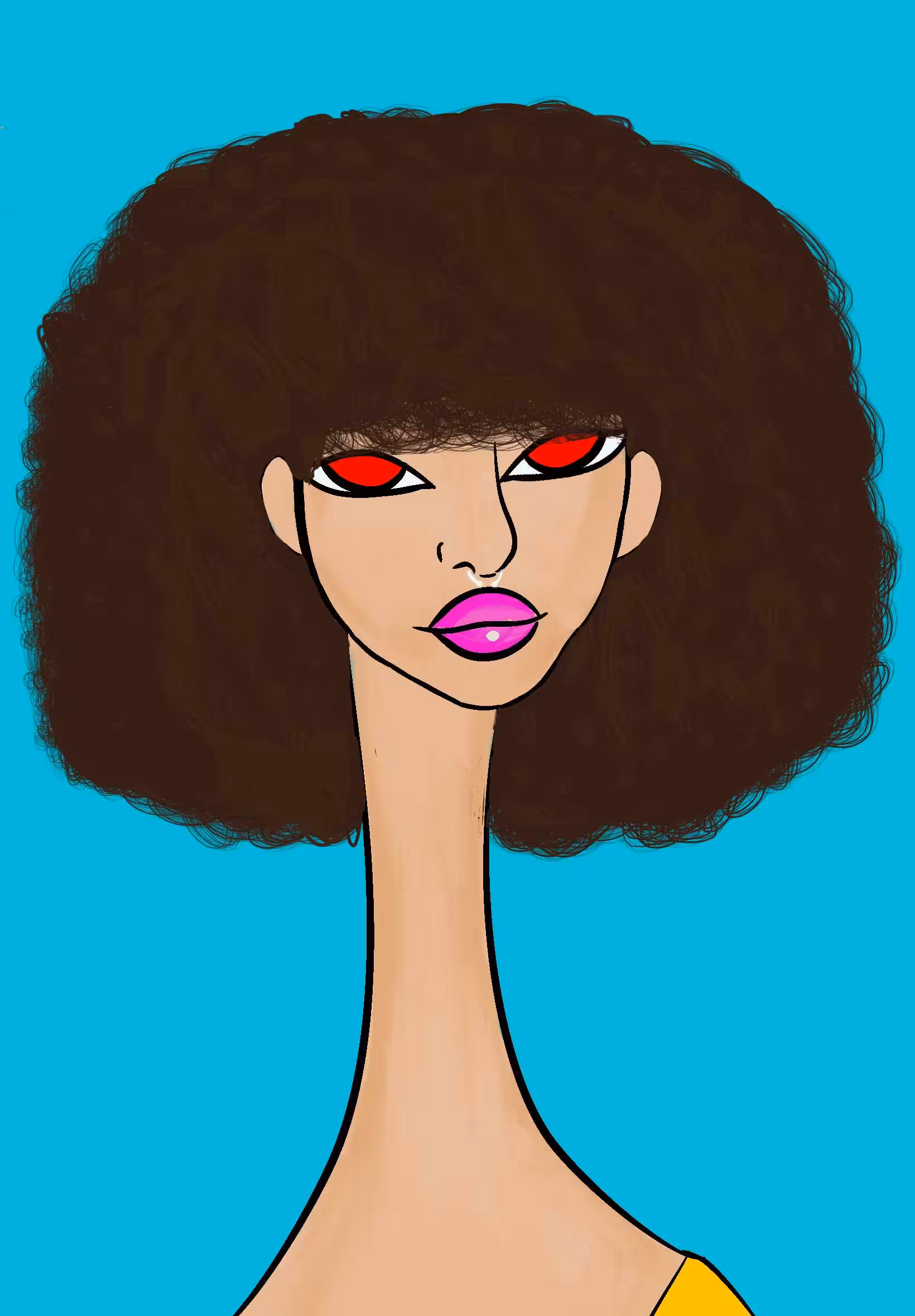 Long Neckie Lady #1287