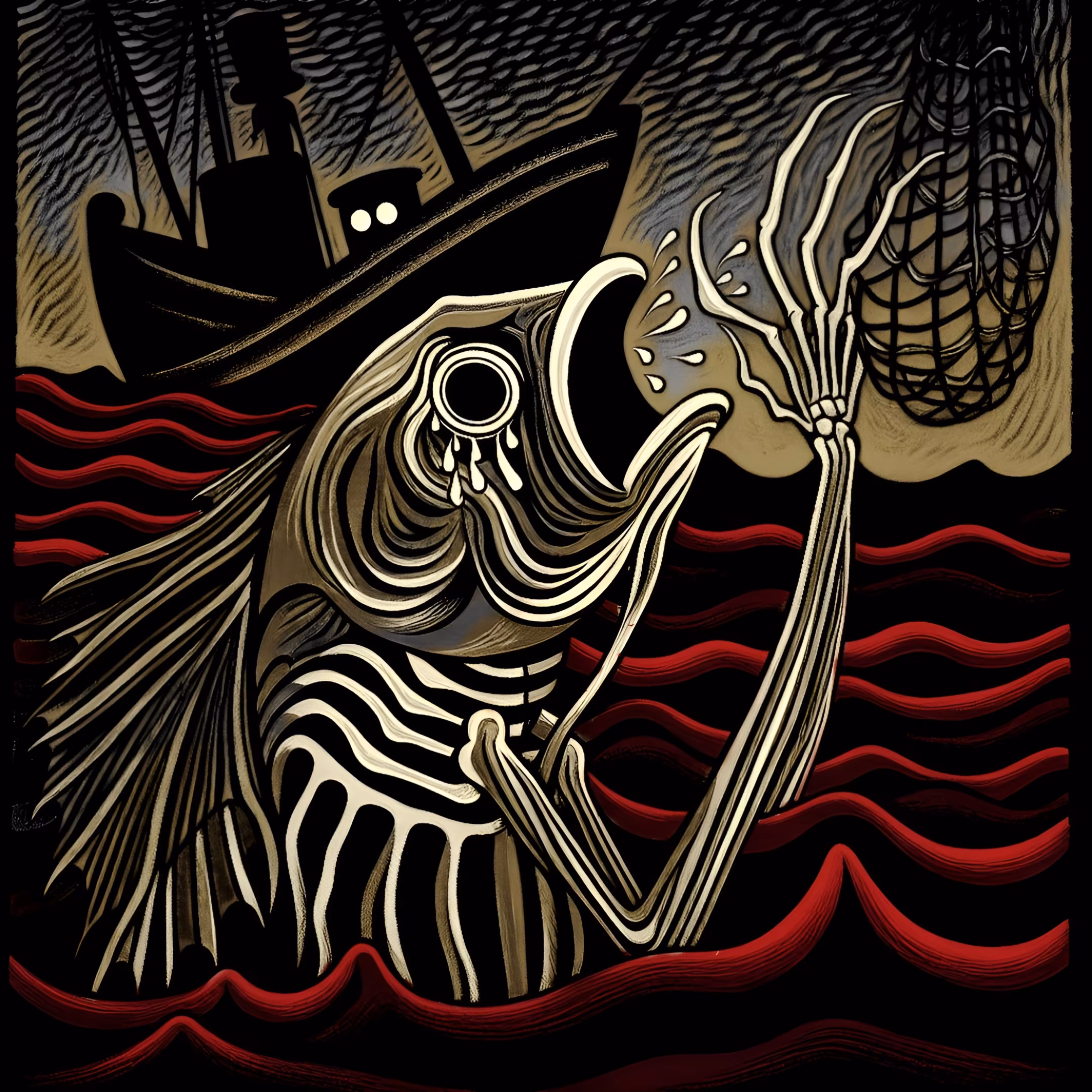 "Heart tired fish"