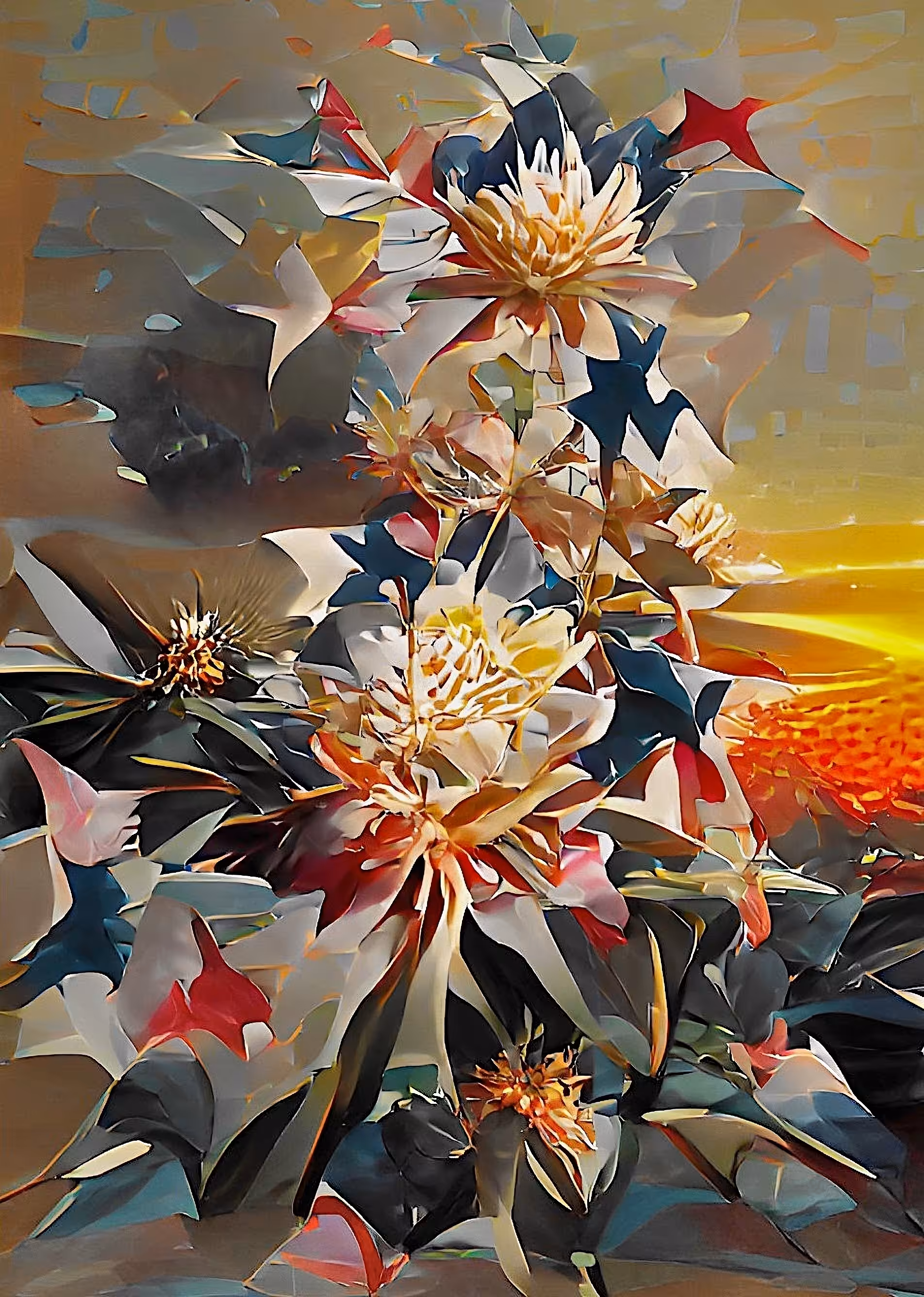 AI Series - Sun Flowers #02