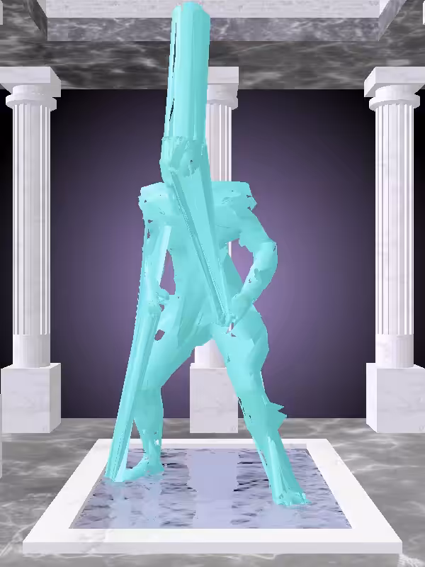 HeavenComputer: The Kicking Minty Green Man #1801