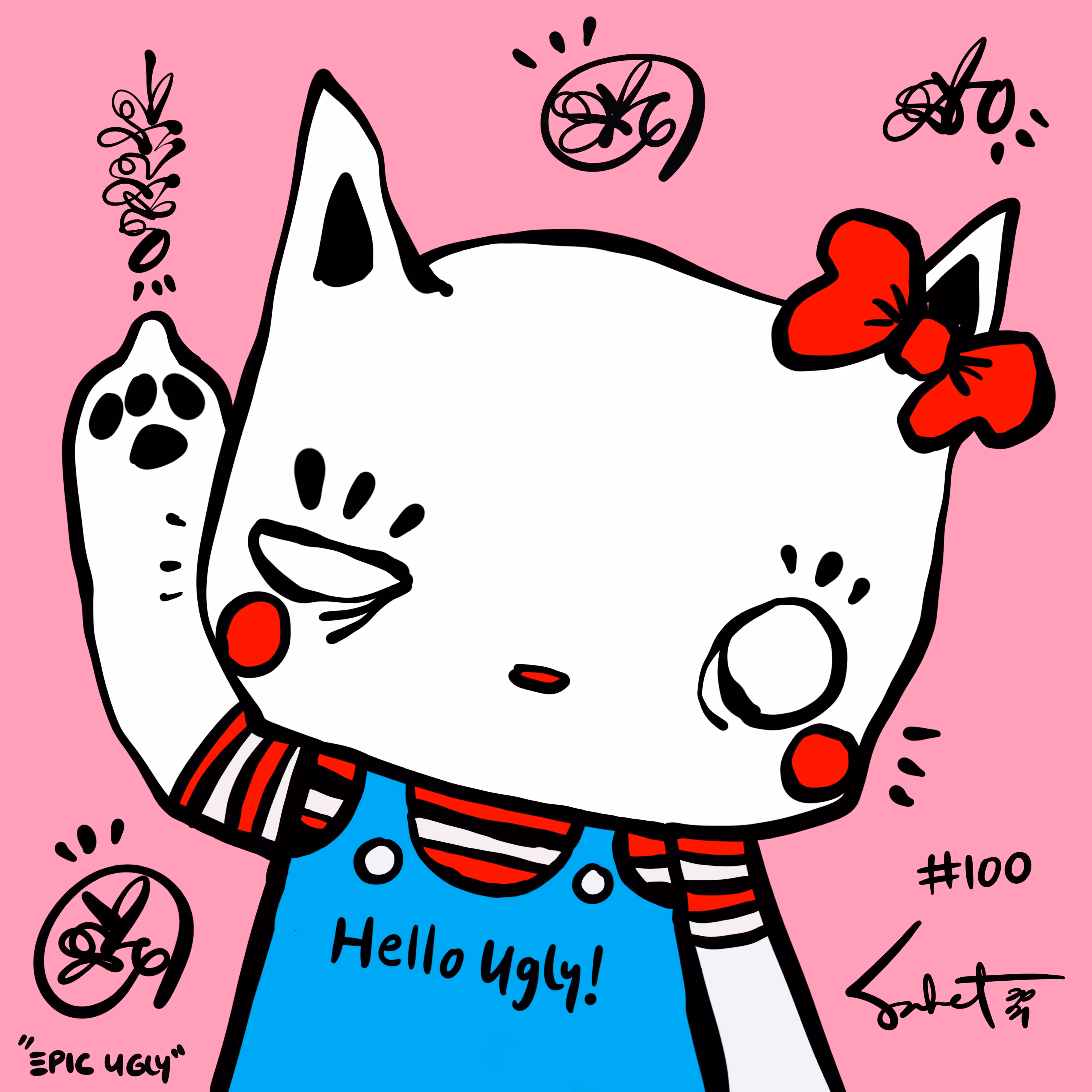 Ugly Kitties by Sabet #100
