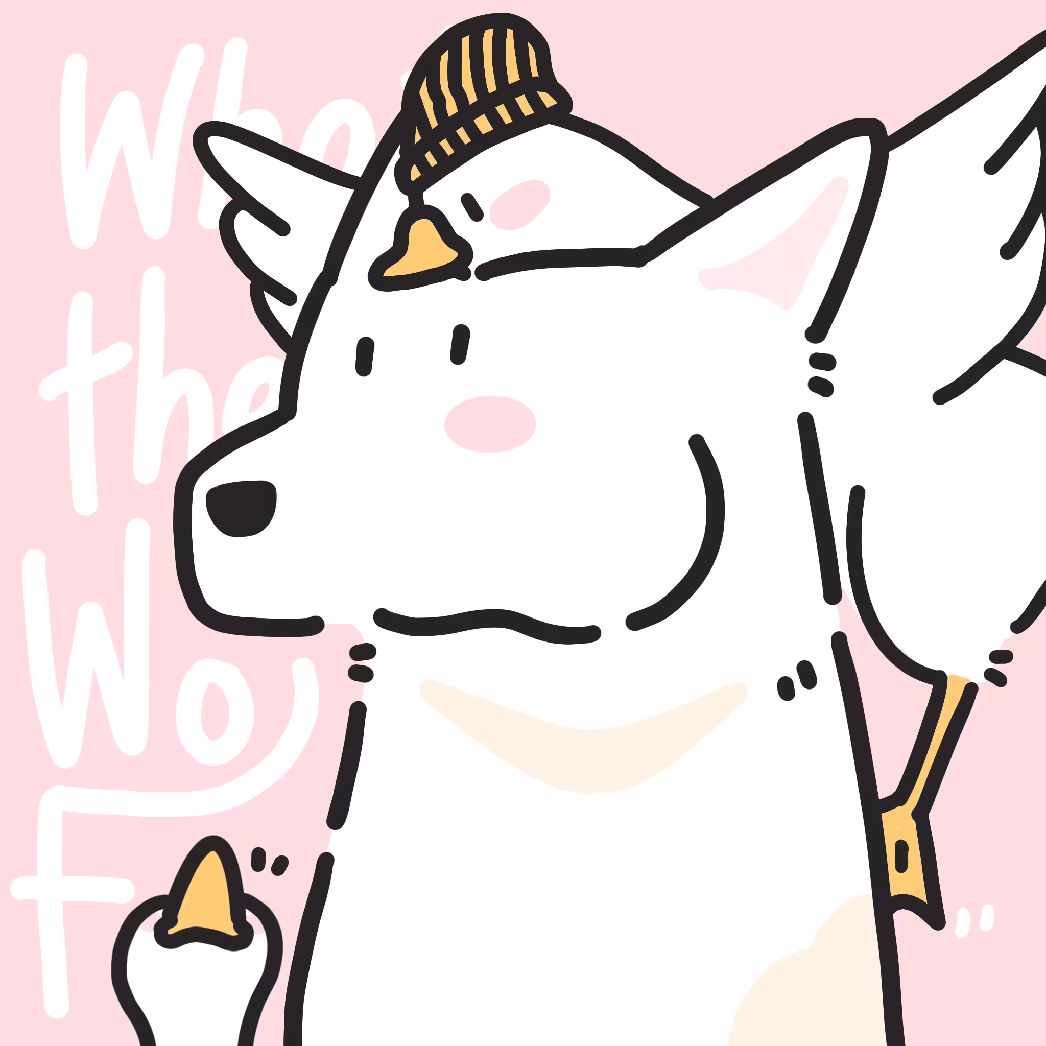 Collab pj. White Wolf x What the Duck