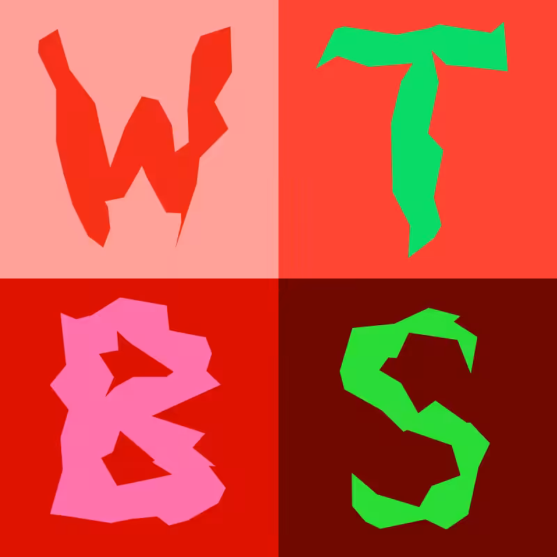 Waiting To Be Signed Logo with Wobbles #308