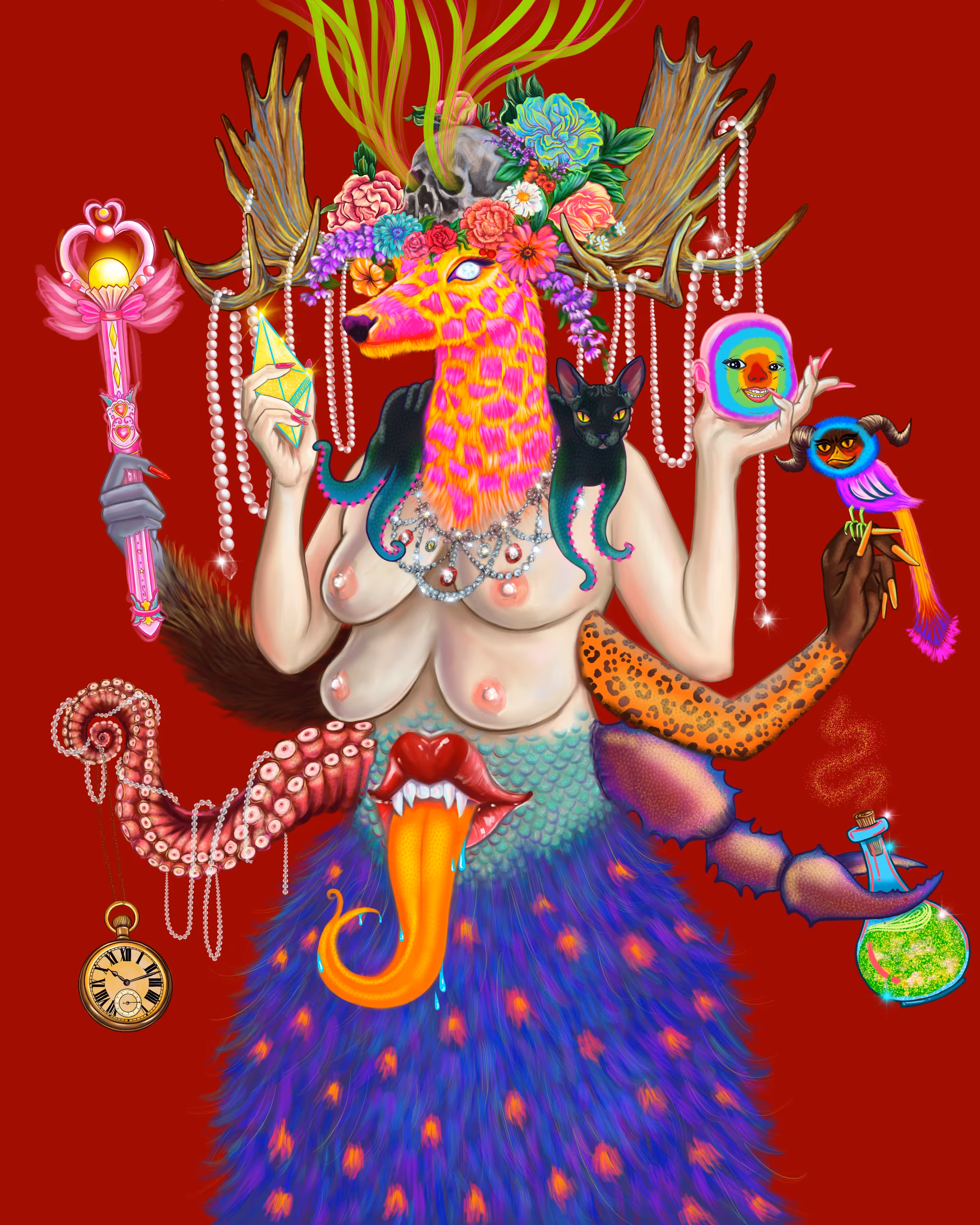 Participate in contests and fan art: Chimera Queen