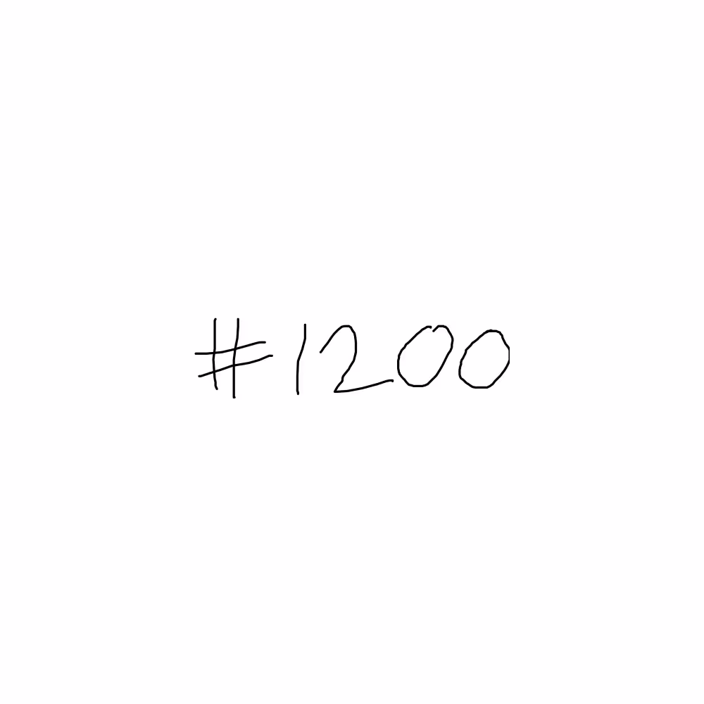 Receipts: Receipt #1200