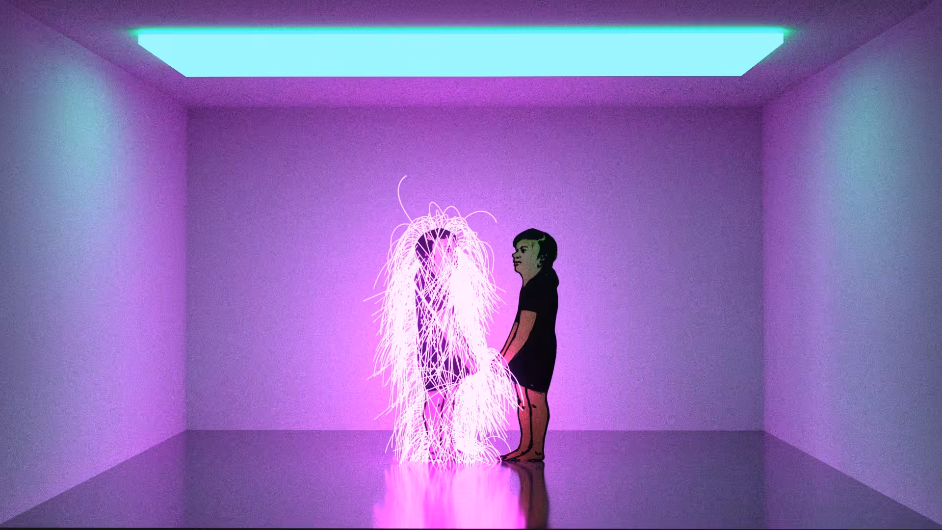 "Two humanoids in a windowless room"-18