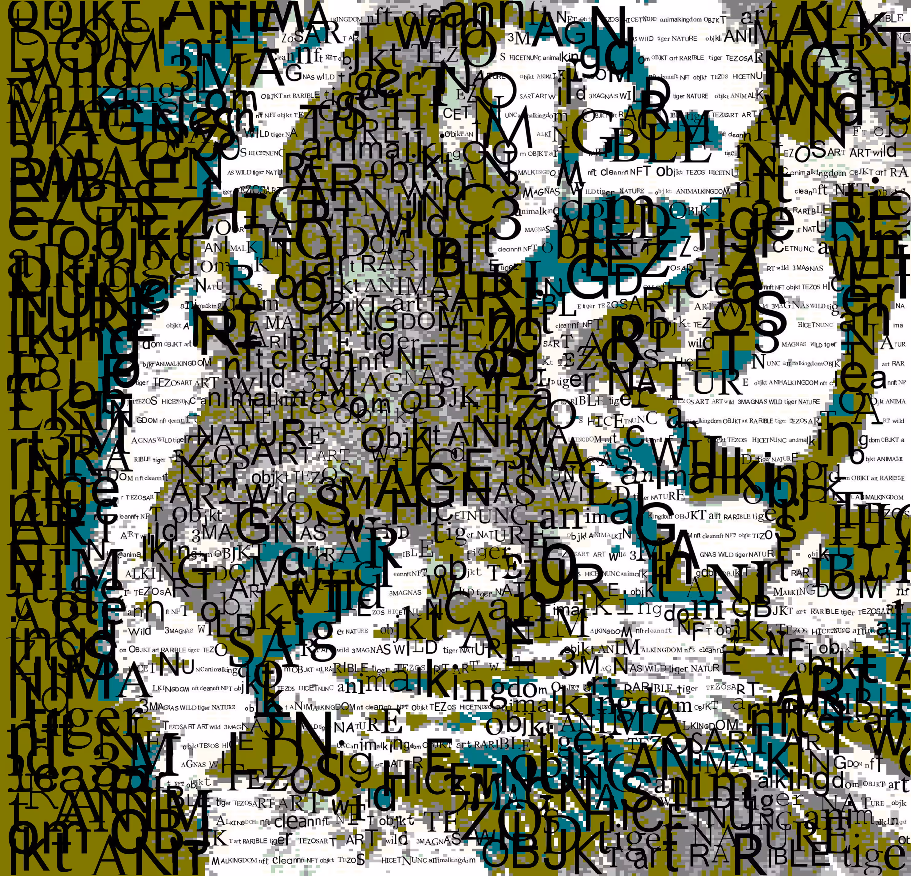 Studies for Animal Kingdom. BENGAL TIGER V5.4