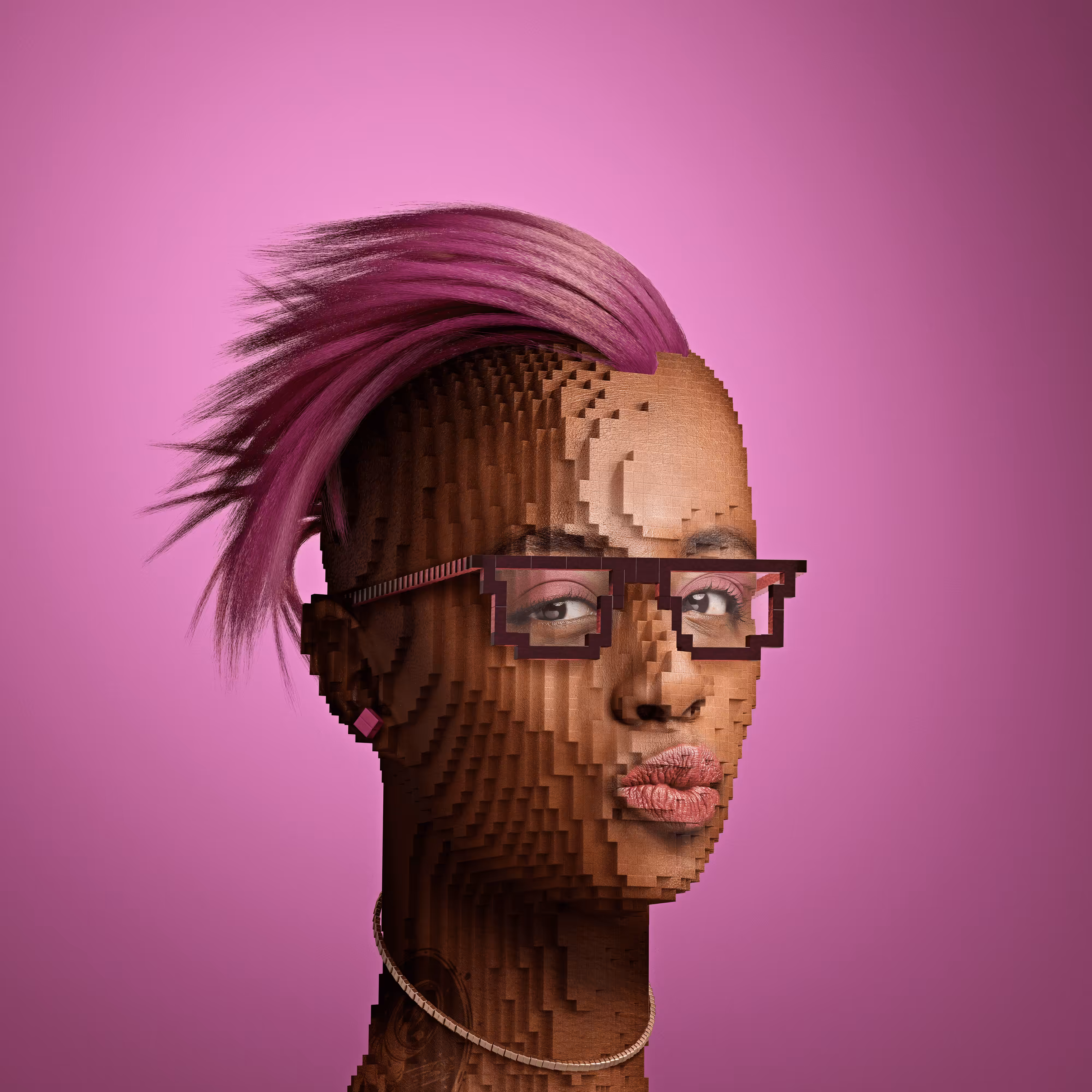 Block Head Punk 068