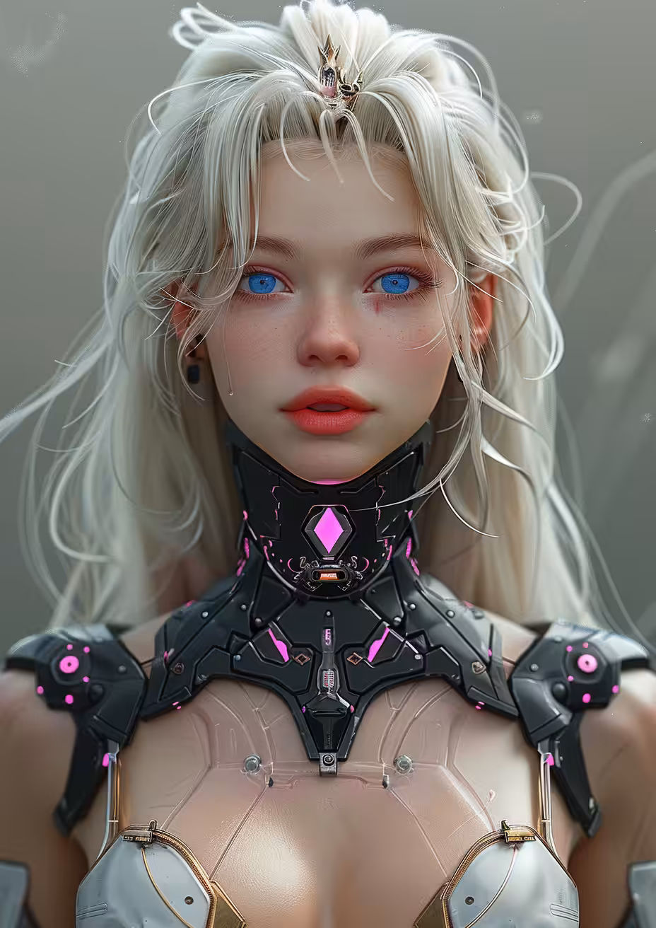 Cute Futuristic Girl