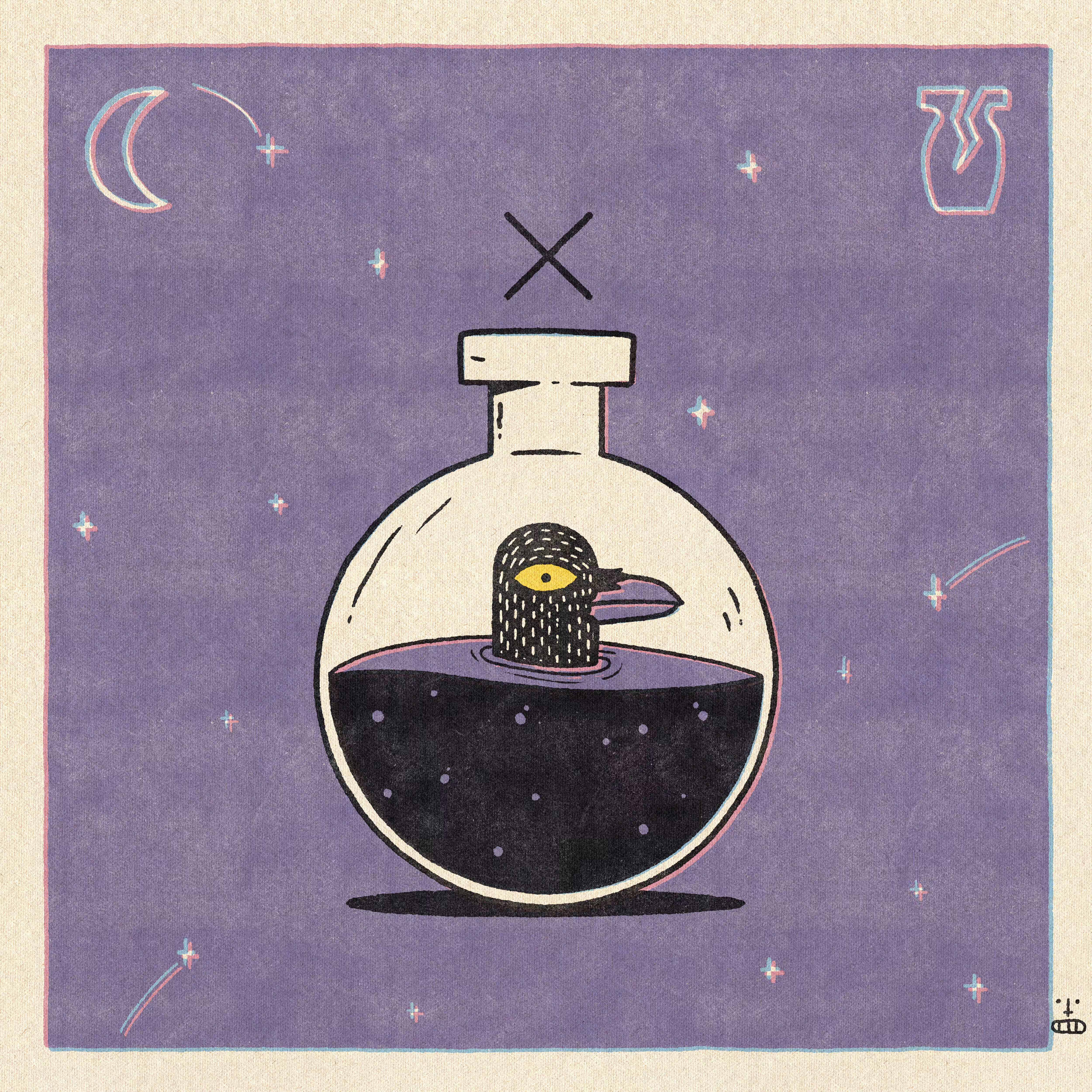 Crow's head