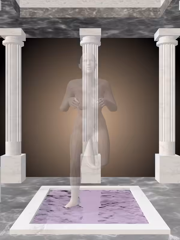 HeavenComputer: The Fading Old Raw Skin Woman #5478