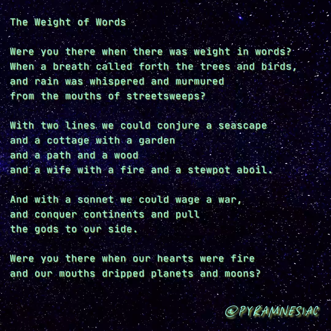 The Weight of Words