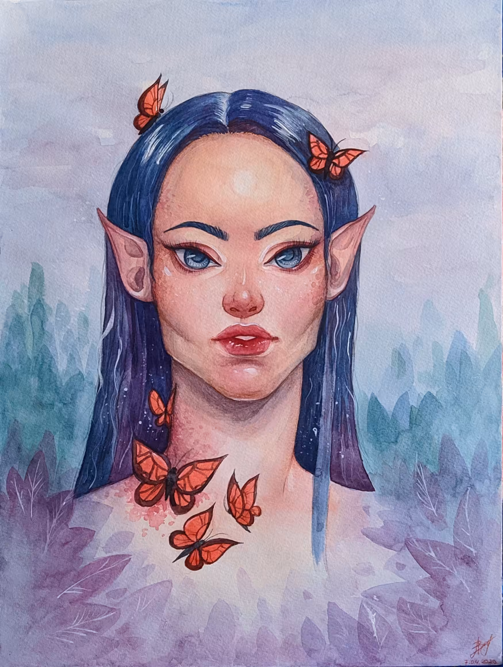 Beautiful Forest Elf