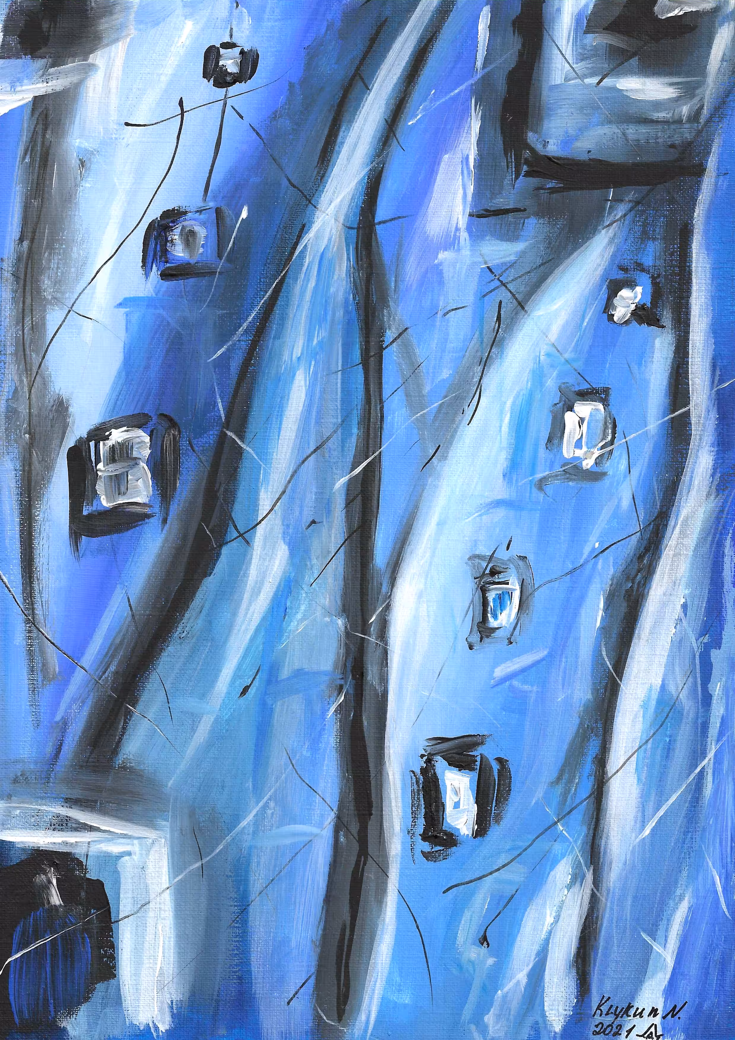 BLUE ABSTRACT SKY 