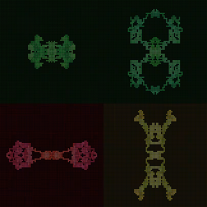 Dither Creatures 2x2 #106
