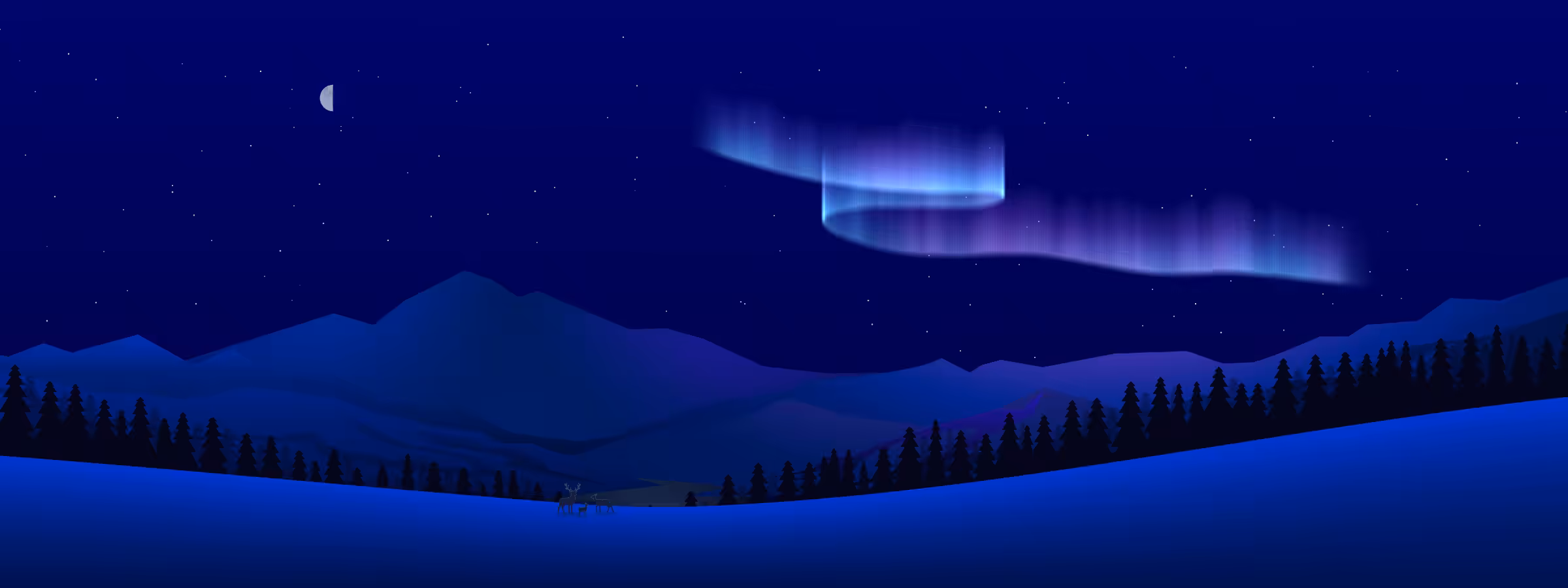 Echoes of Midnight on the Ridge