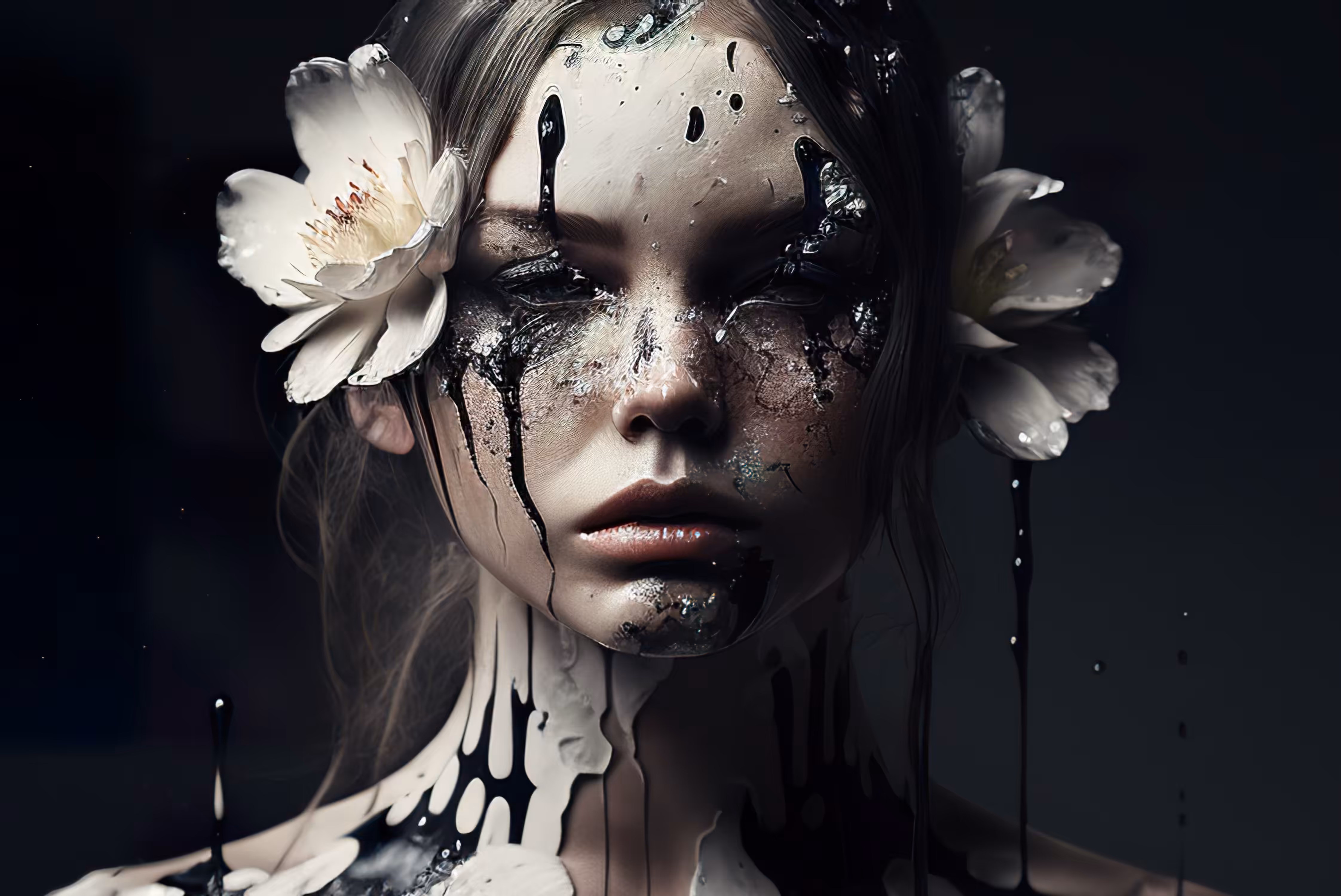 black rose broken