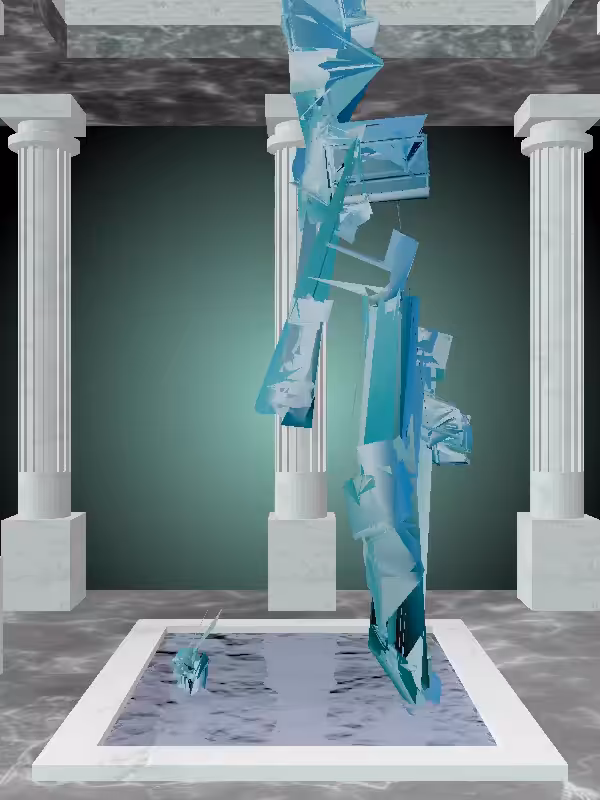 HeavenComputer: The Jazzy Aqua Green Woman #3207