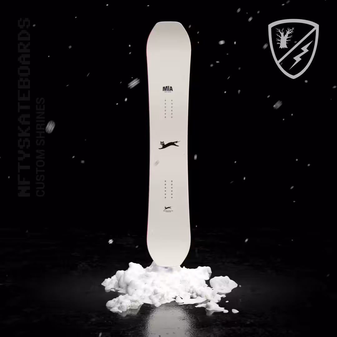 NFTYSK8 Custom Shrines - MIA Snowboards 20 Year Memorial - Limited Artist Series “El Gato Negro"