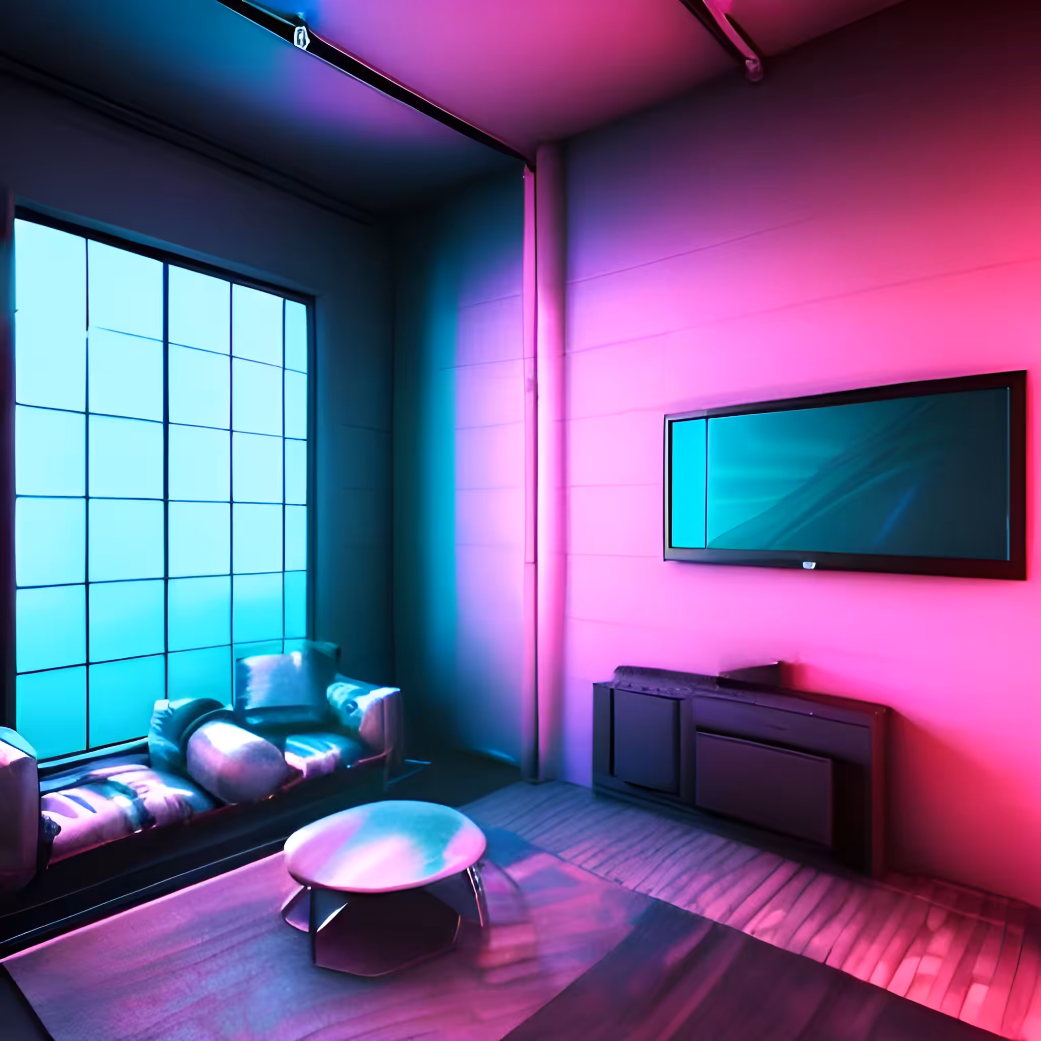 Neon Art: Chill Zone