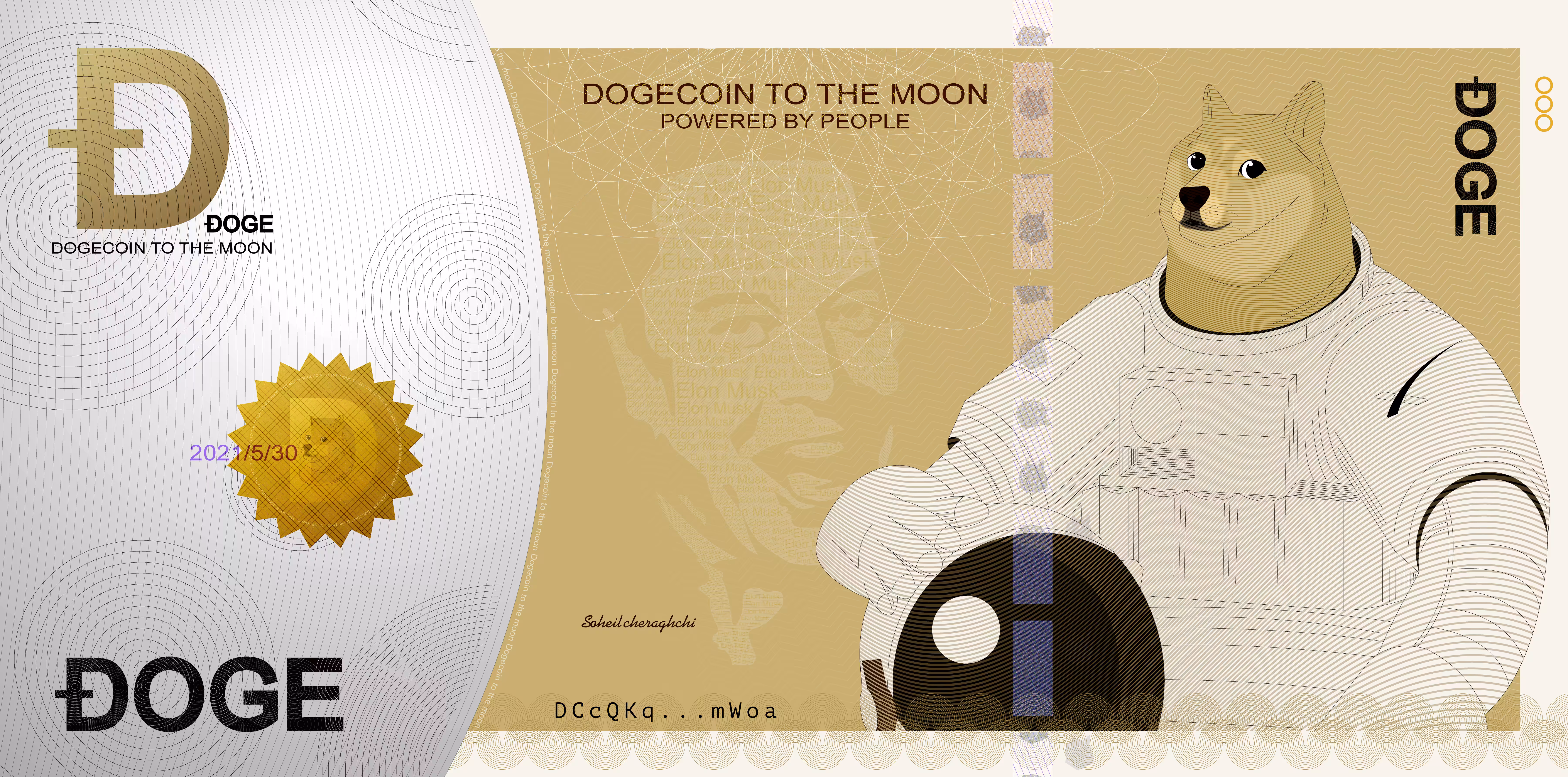 DOGE banknote