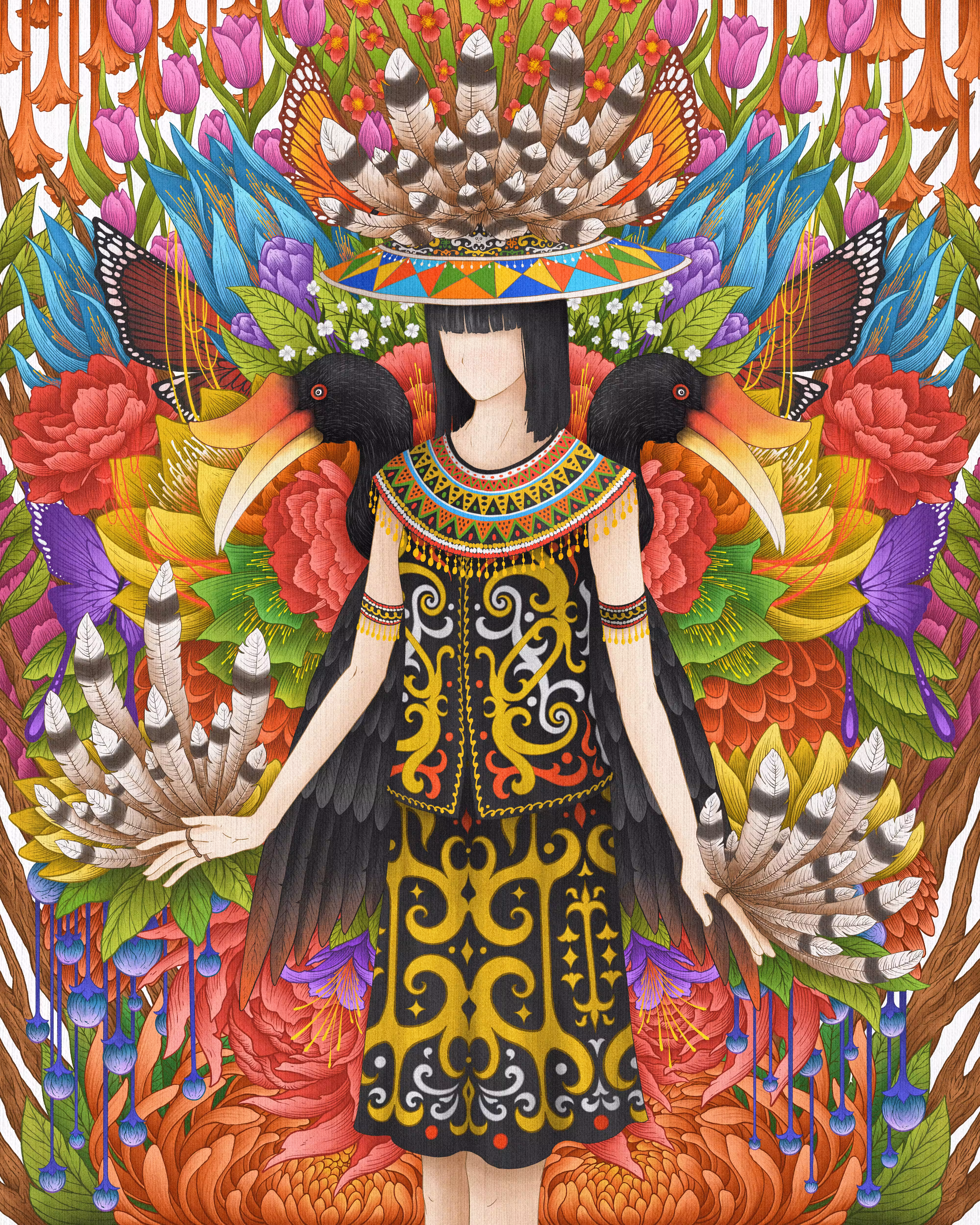Dayak Flower Garden
