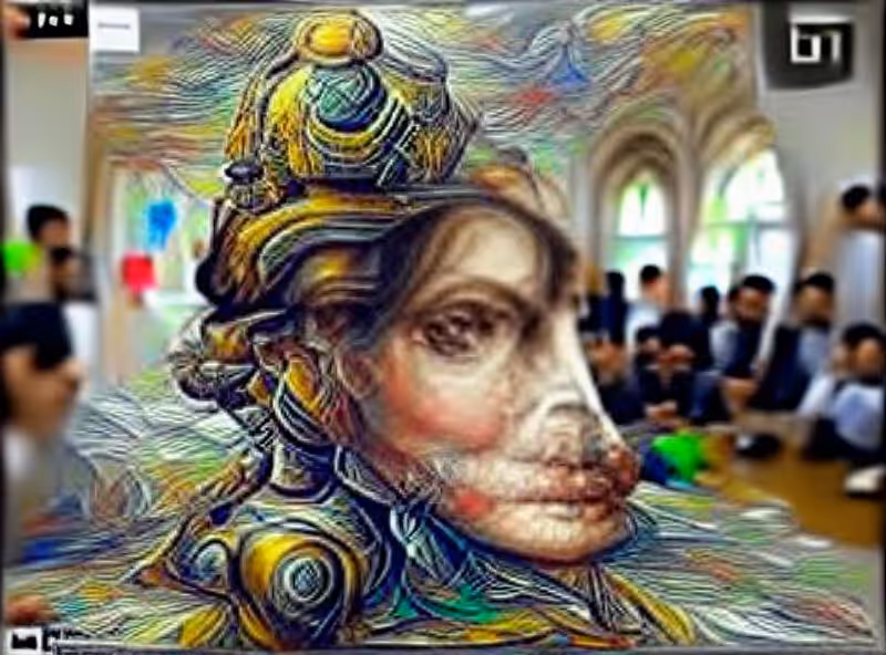 Abraham's First Works: Art minted with artificial intelligence