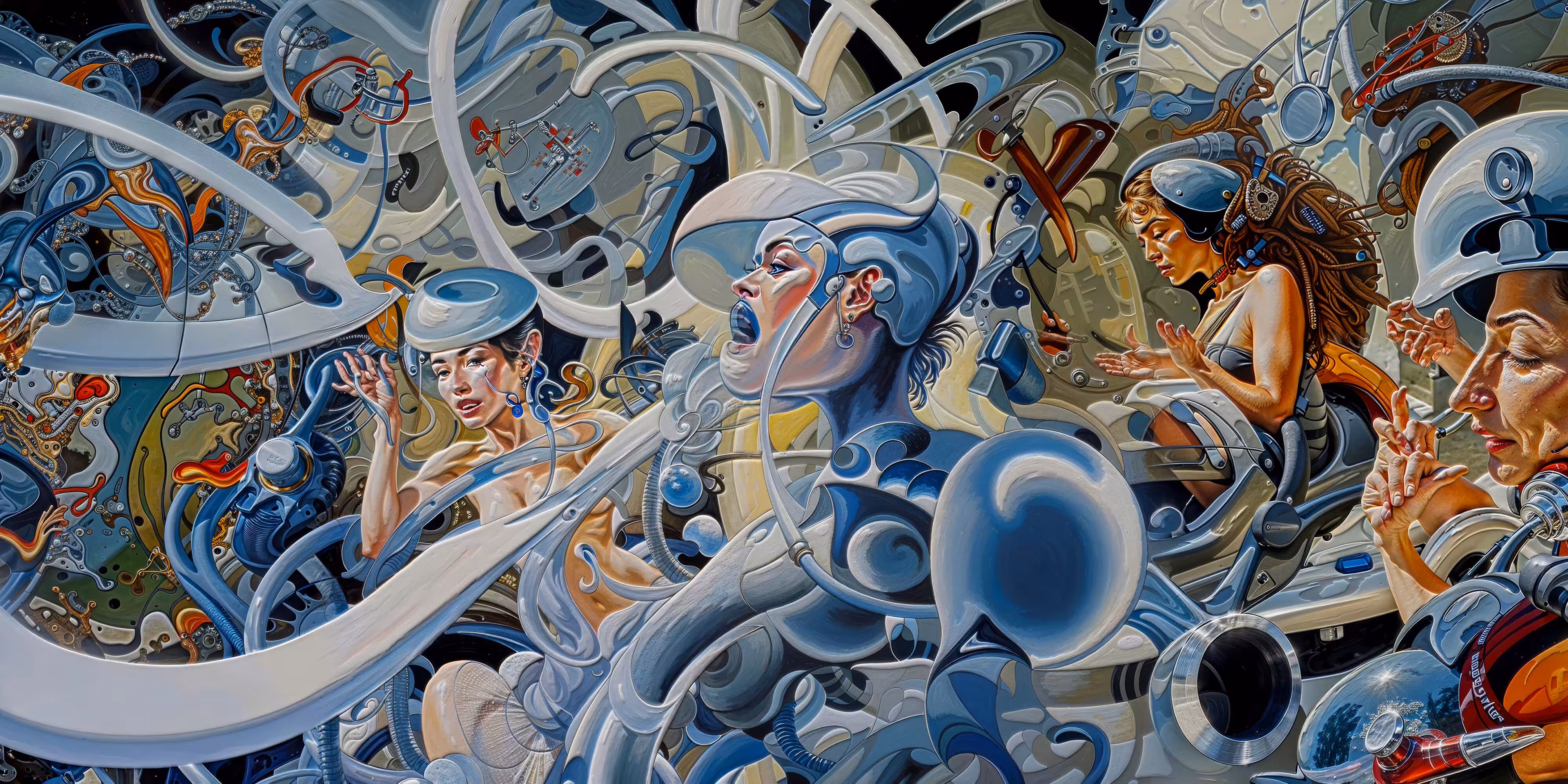 The Infinite Universe: Blue Lips AI