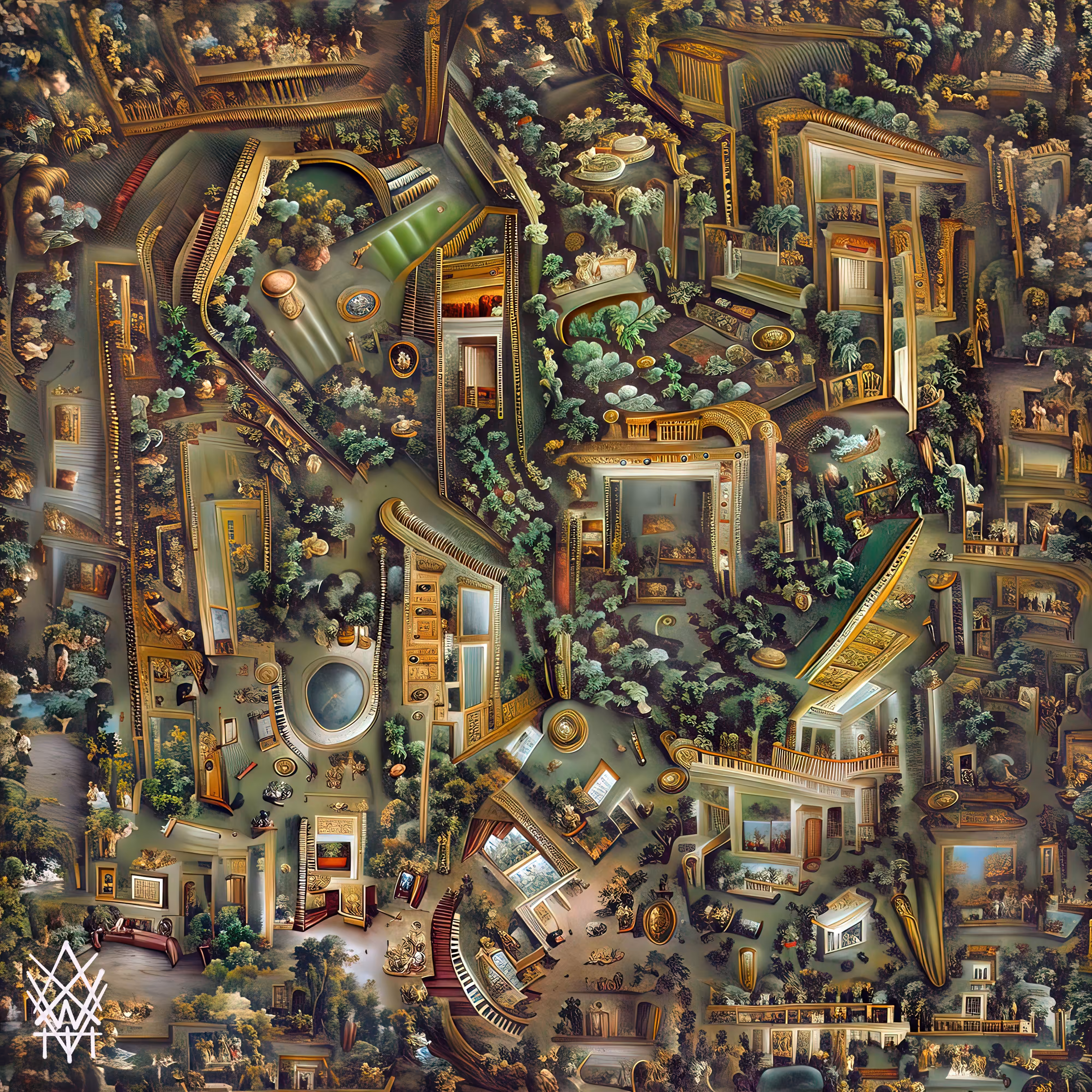 A Detailed Map of the House in your Dream