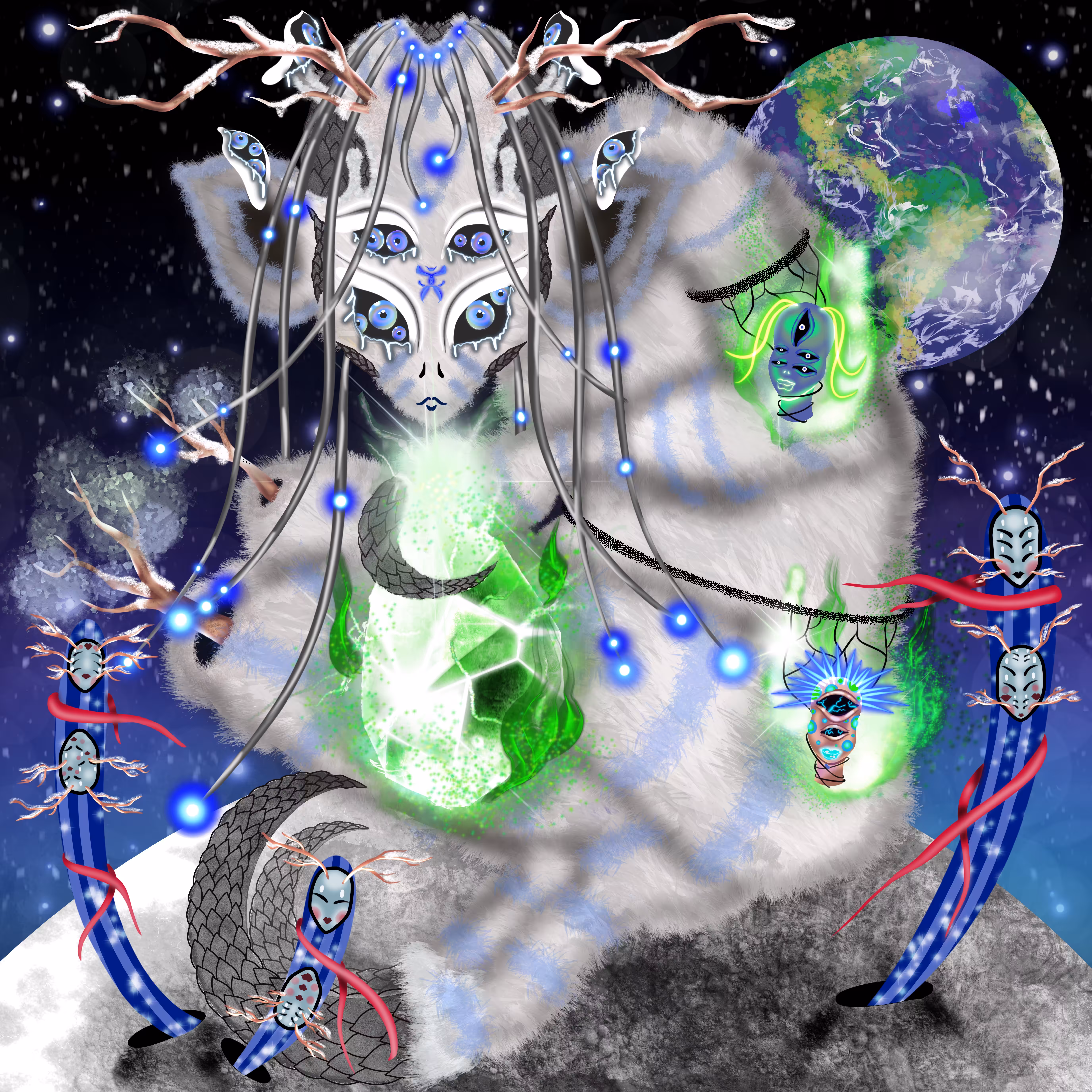 Snow alien #2