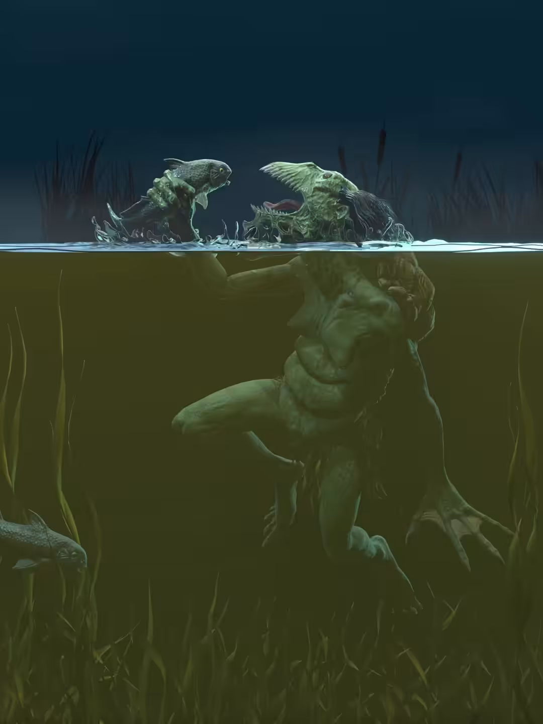 The Kappa and the Fish
