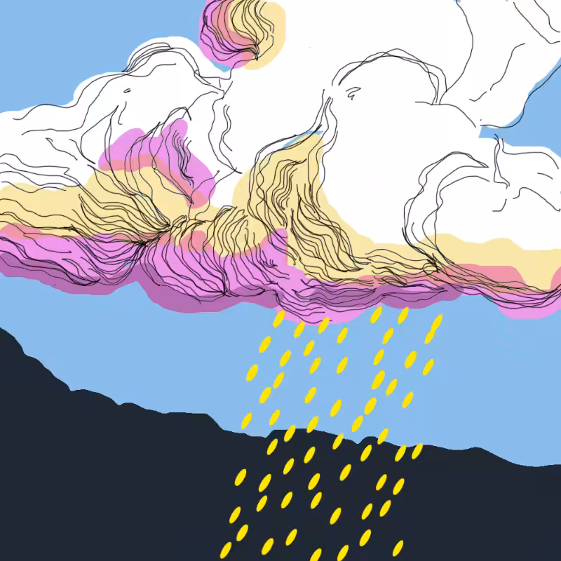 colorful rain #9