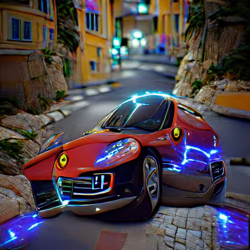OBJKT4OBJKT 3* Ferrari at The HEN Metaverse