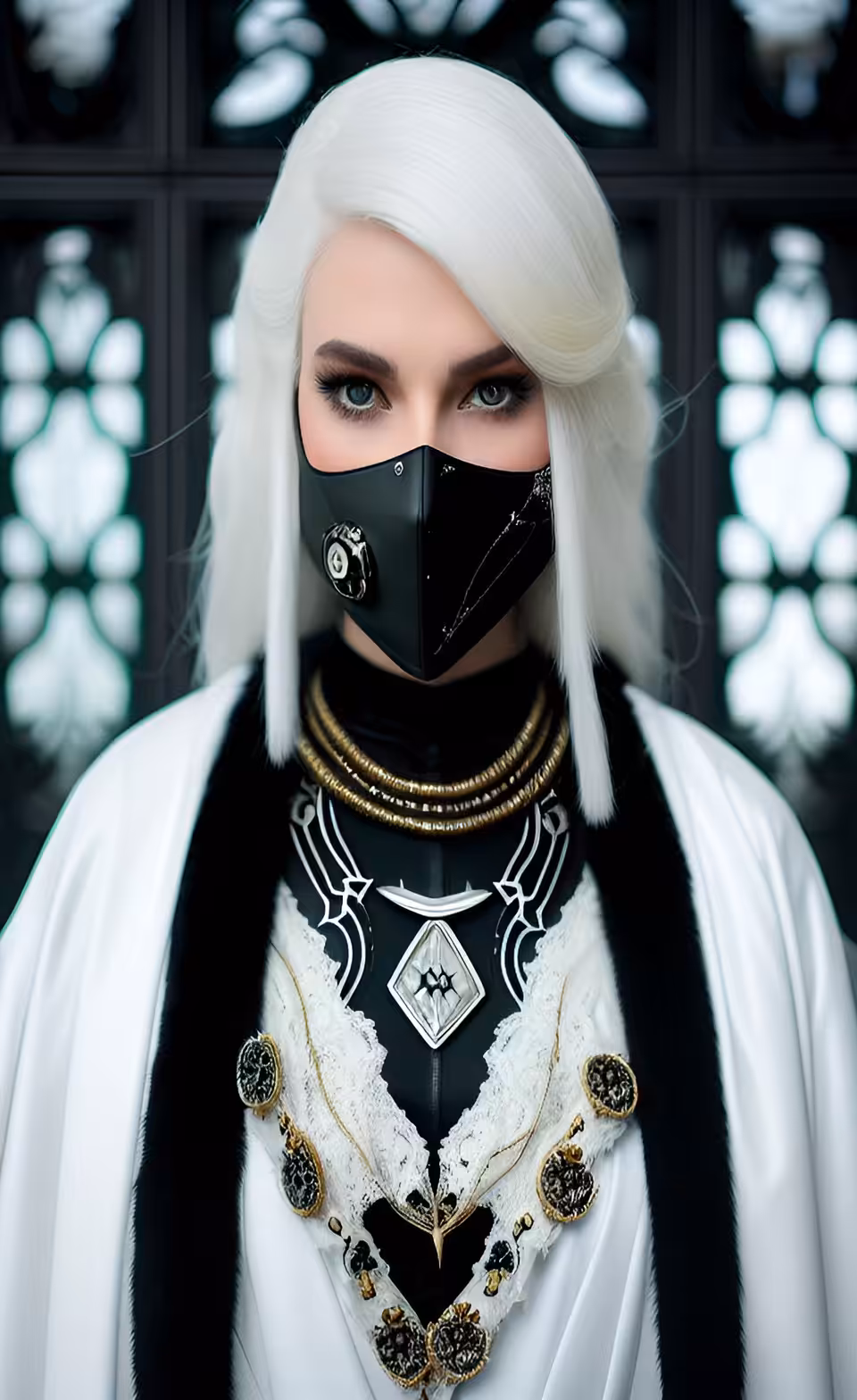 Fashion art gallery: Black and White style #64