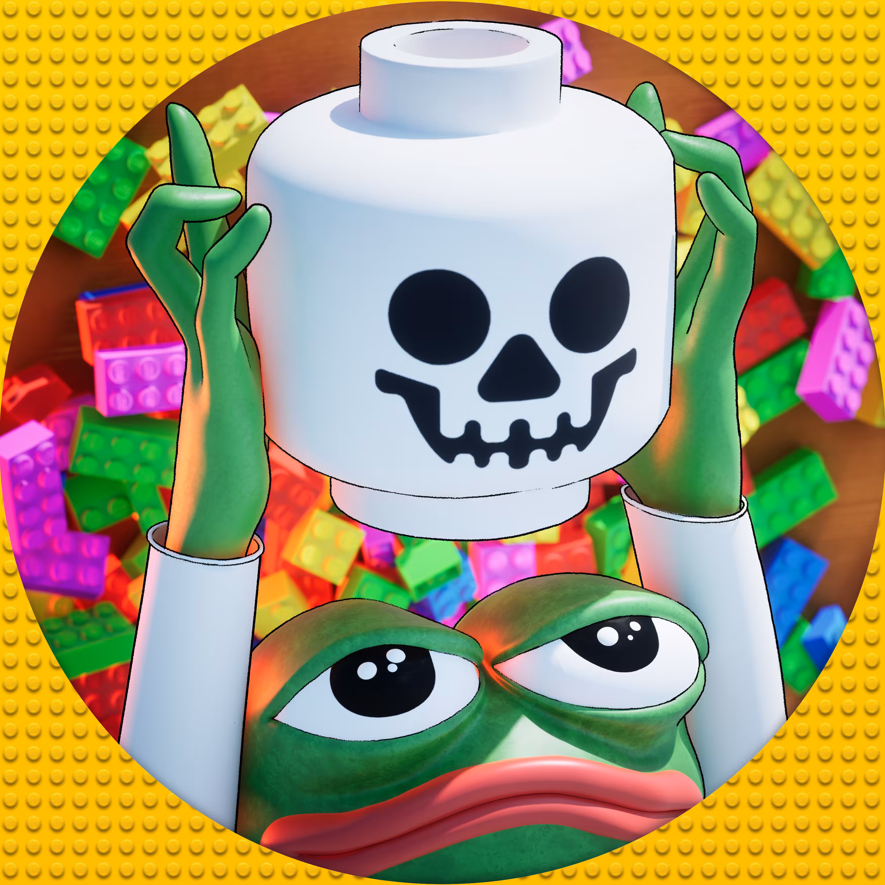 BRICKS PEPE SKULL