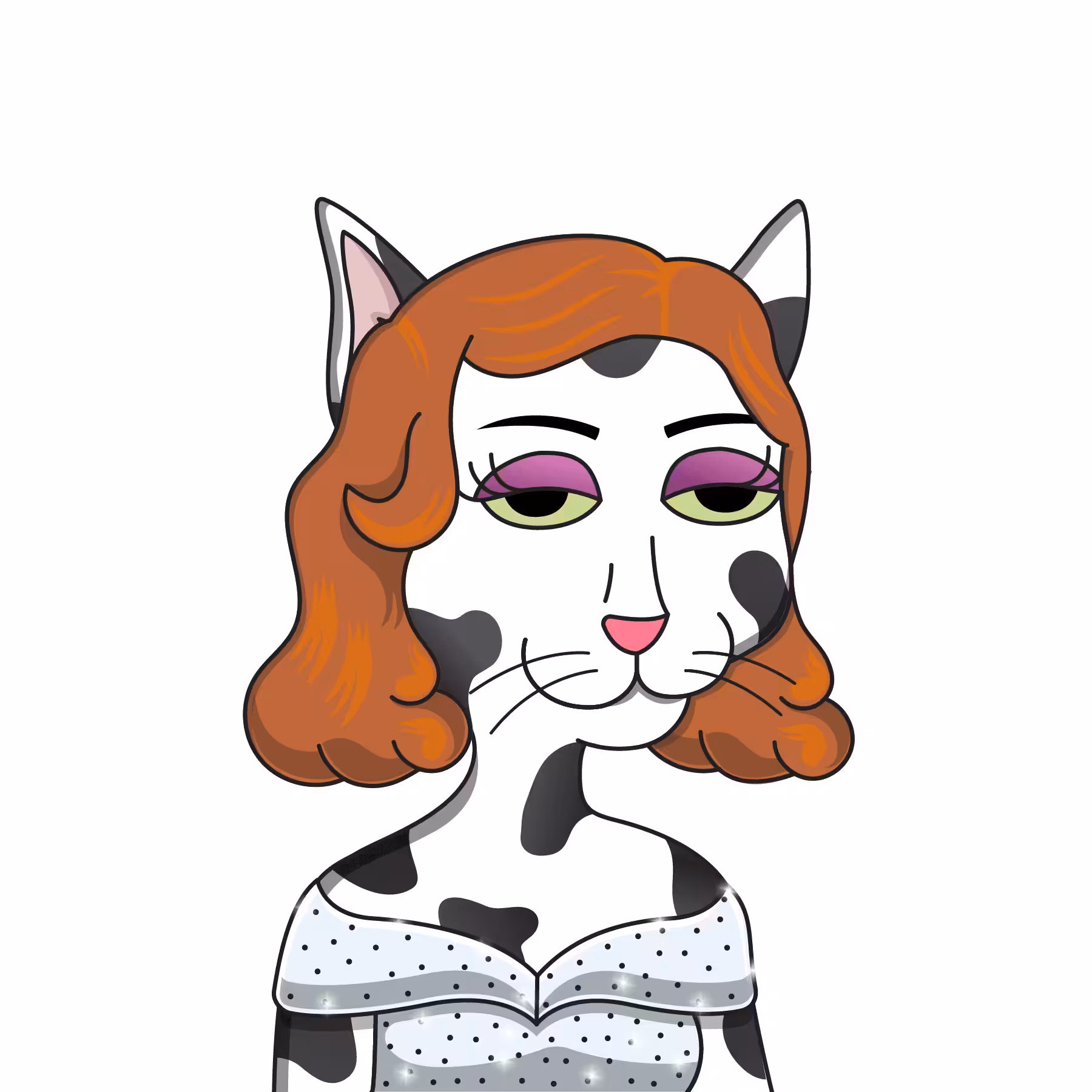 Girl Cat #595
