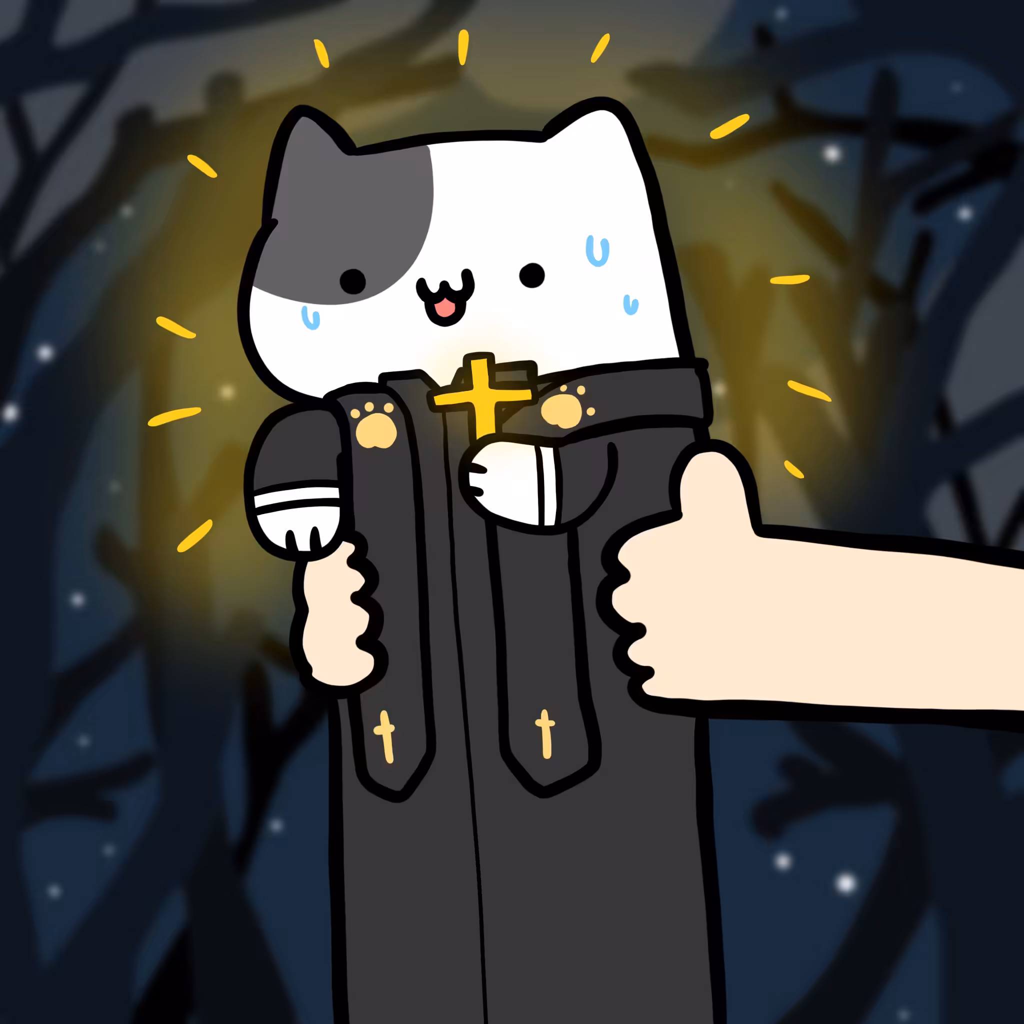 Long Long Holy priest Cat #0171