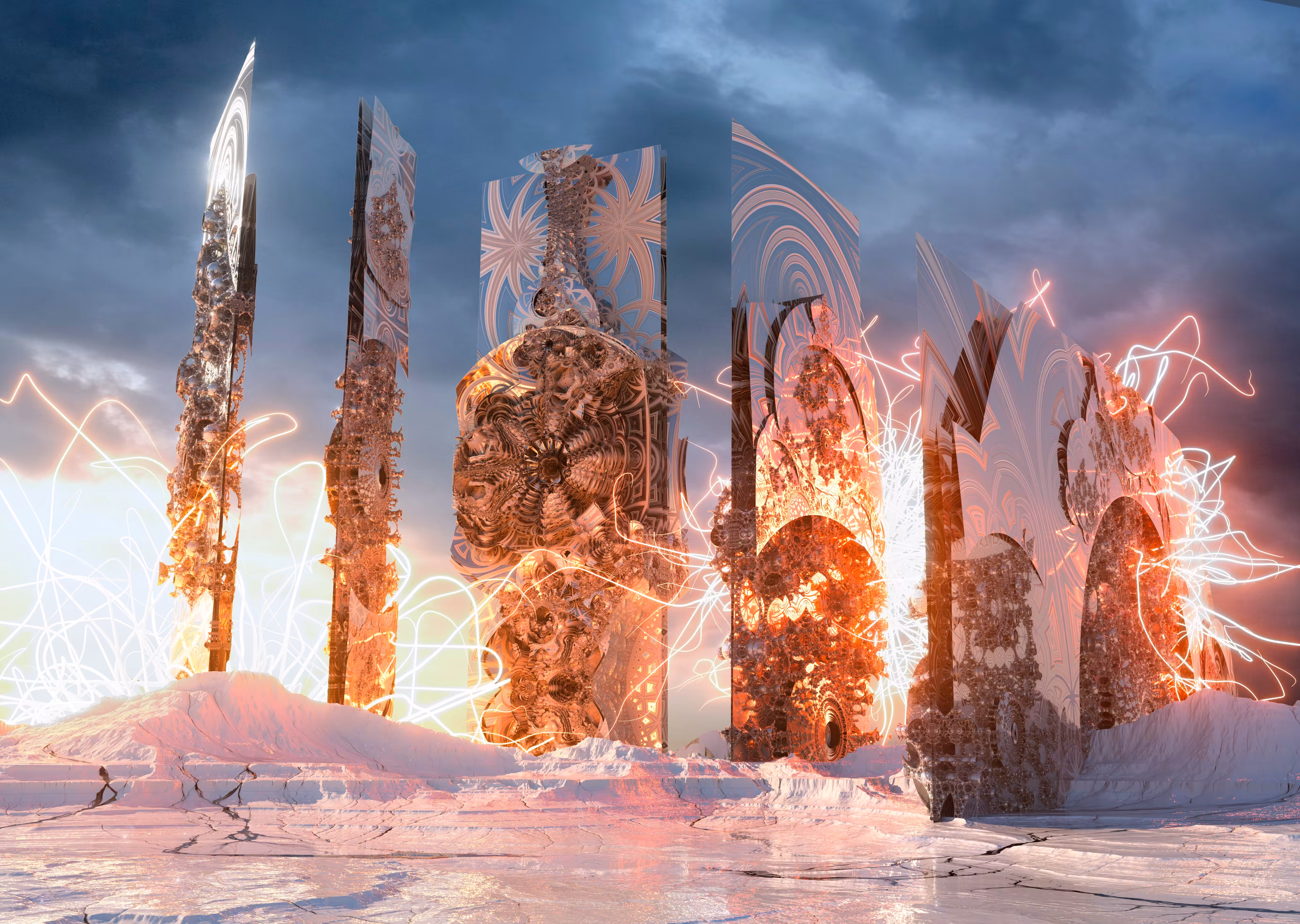 The five elements of electric alchemic cryogenics.