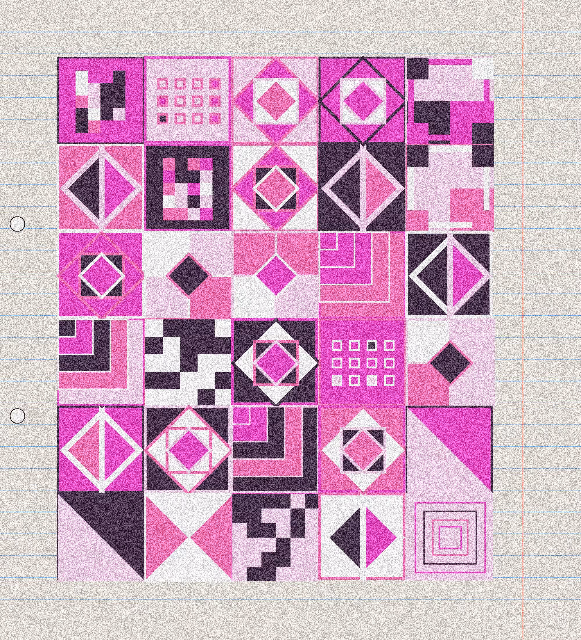 sketchbook page 8: annoying grid #37