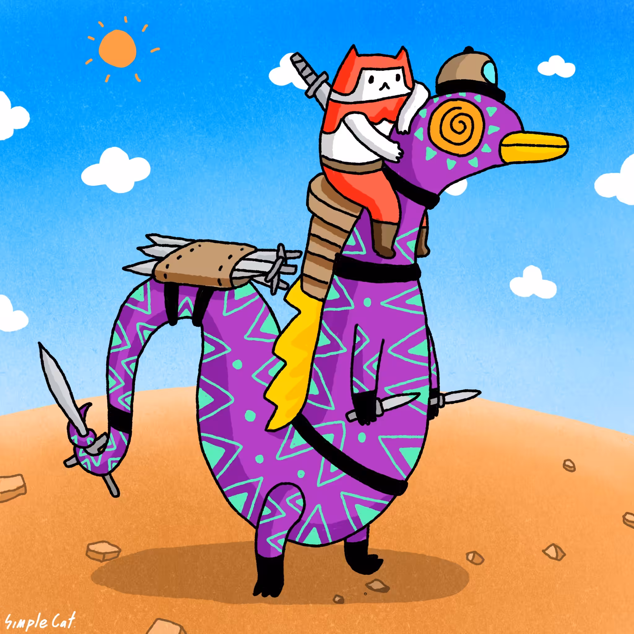 #3 sword cat hunter