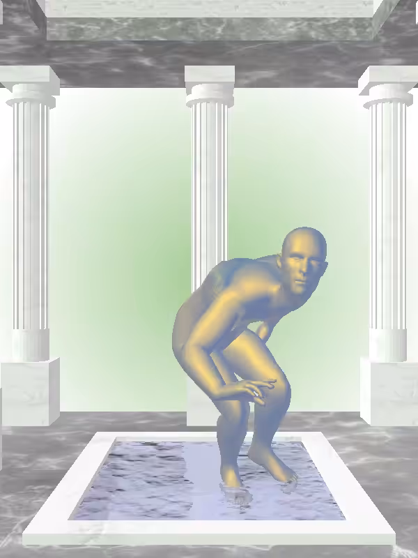 HeavenComputer: The Sneaky Sunlit Cobalt Man #3079
