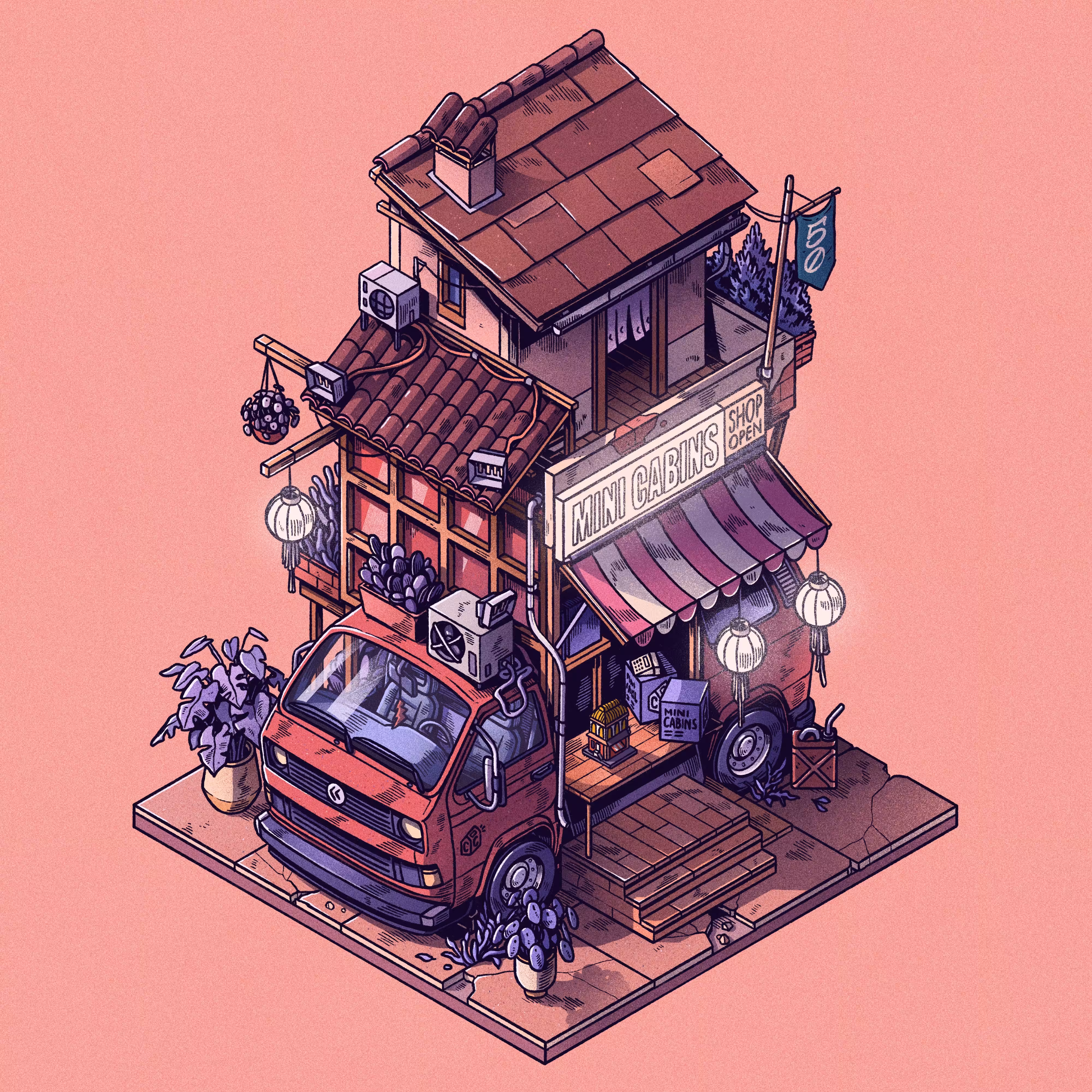 Curious Cabins #50: Caravan #412