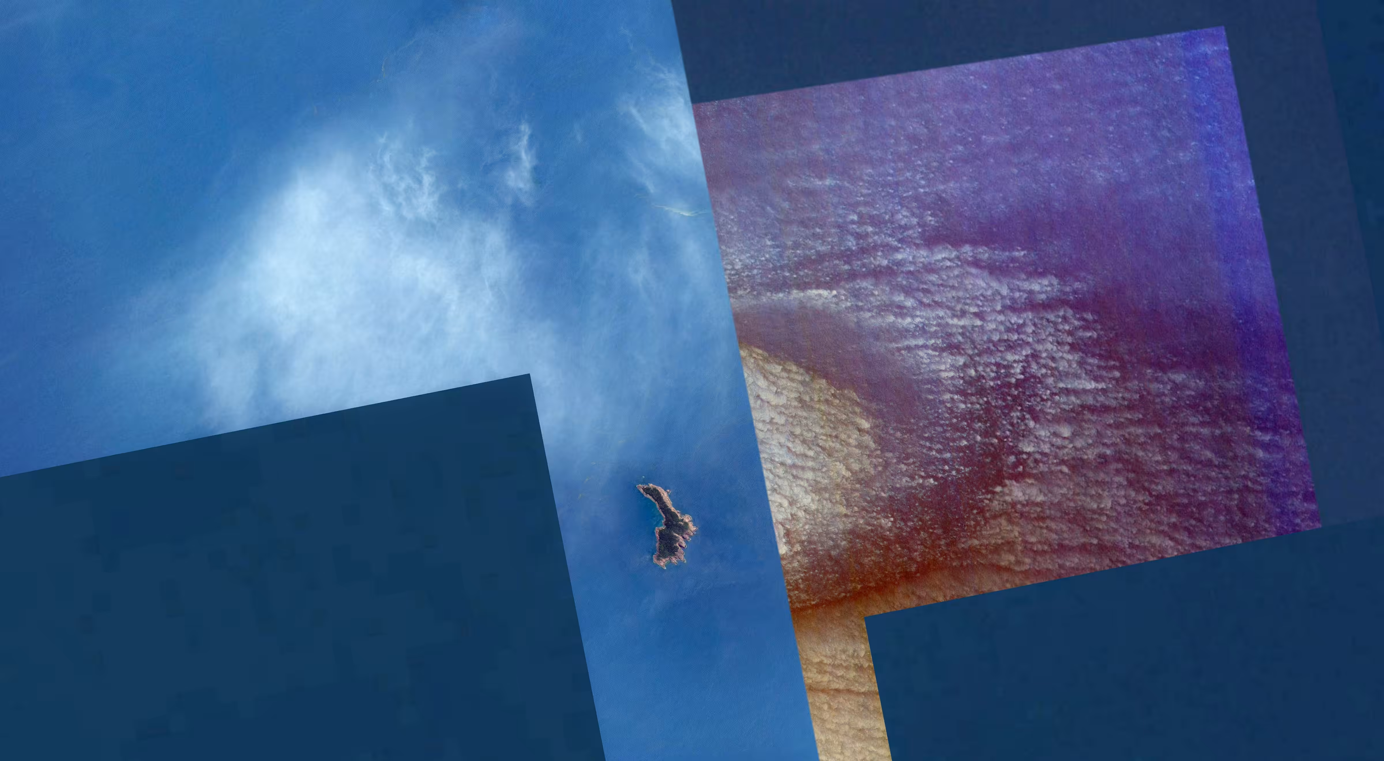 untitled (cloud and sea split #5)